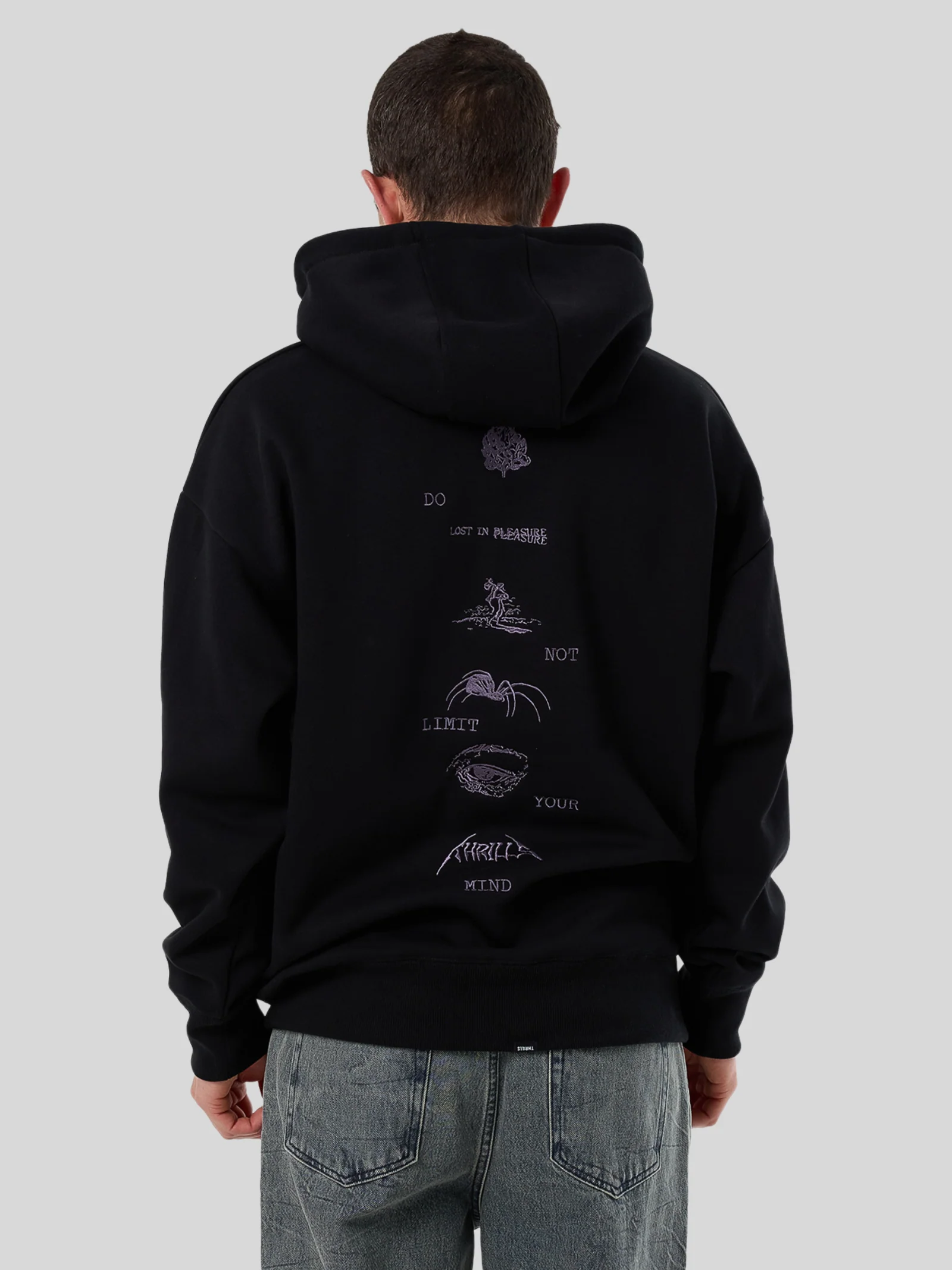 Do Not Limit Your Mind Slouch Pull on Hood - Image 2