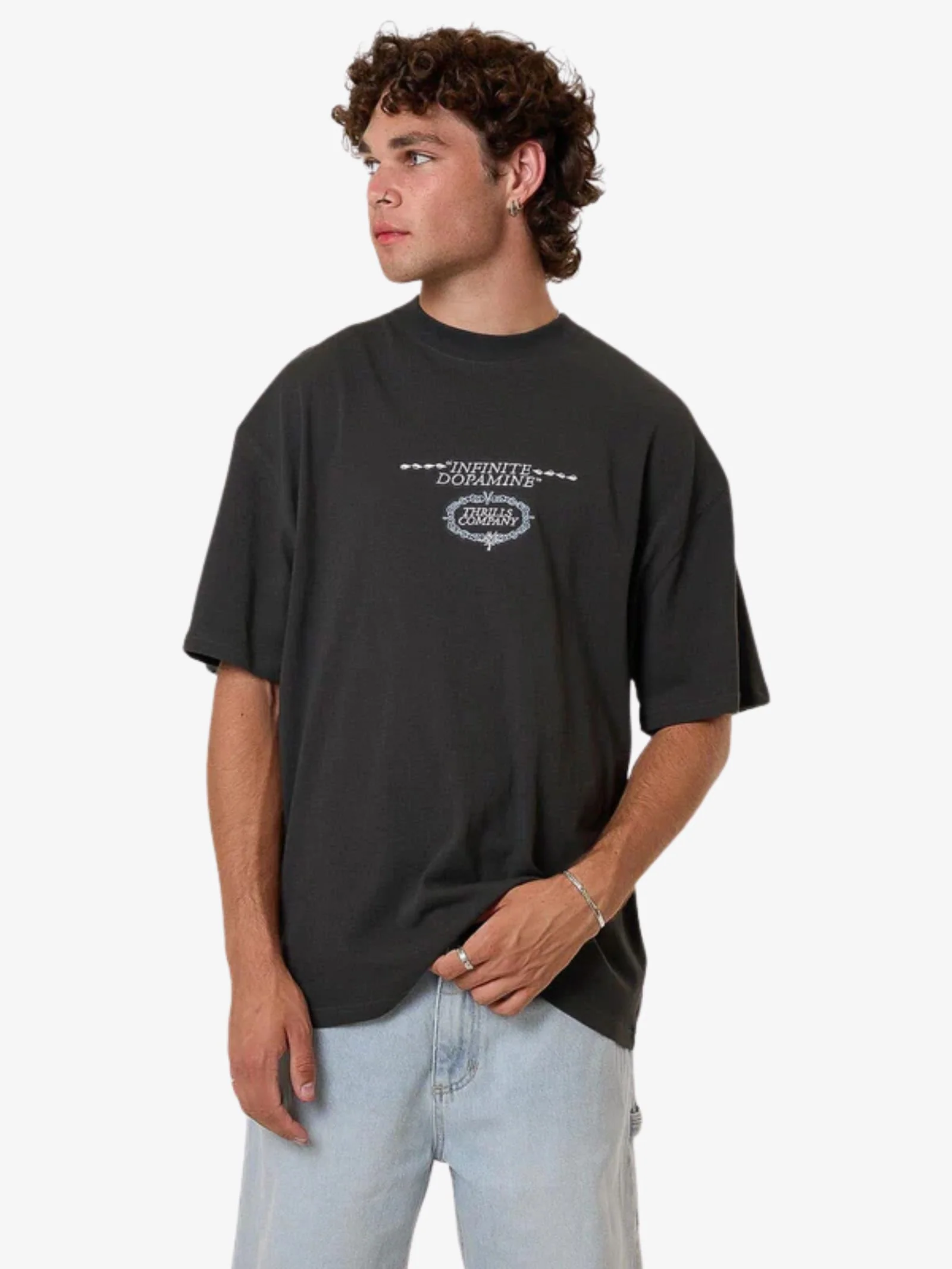Infinite Dopamine Box Fit Oversize Tee - Image 2