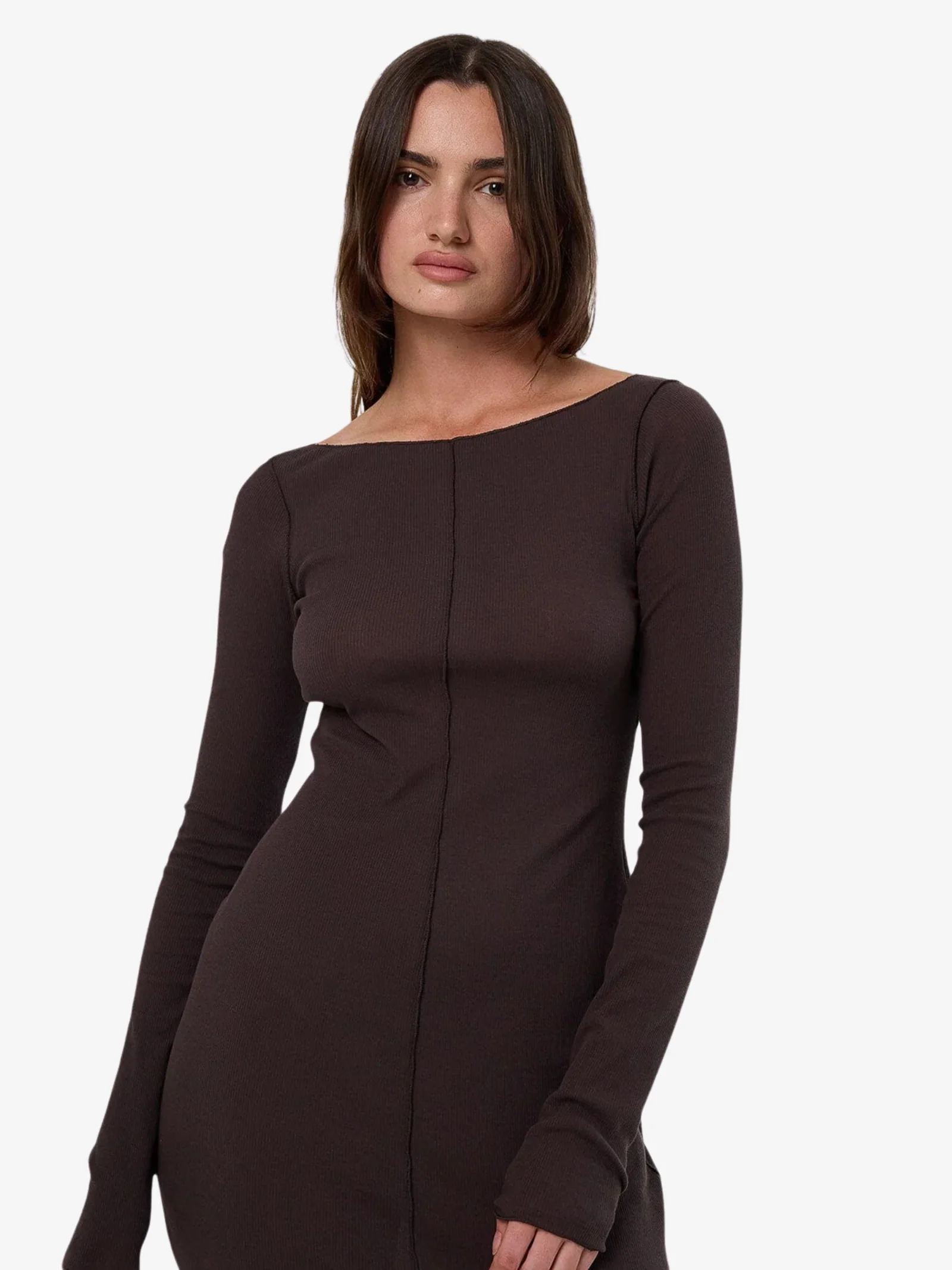 Jordi Boat Neck Maxi Dress - Image 2