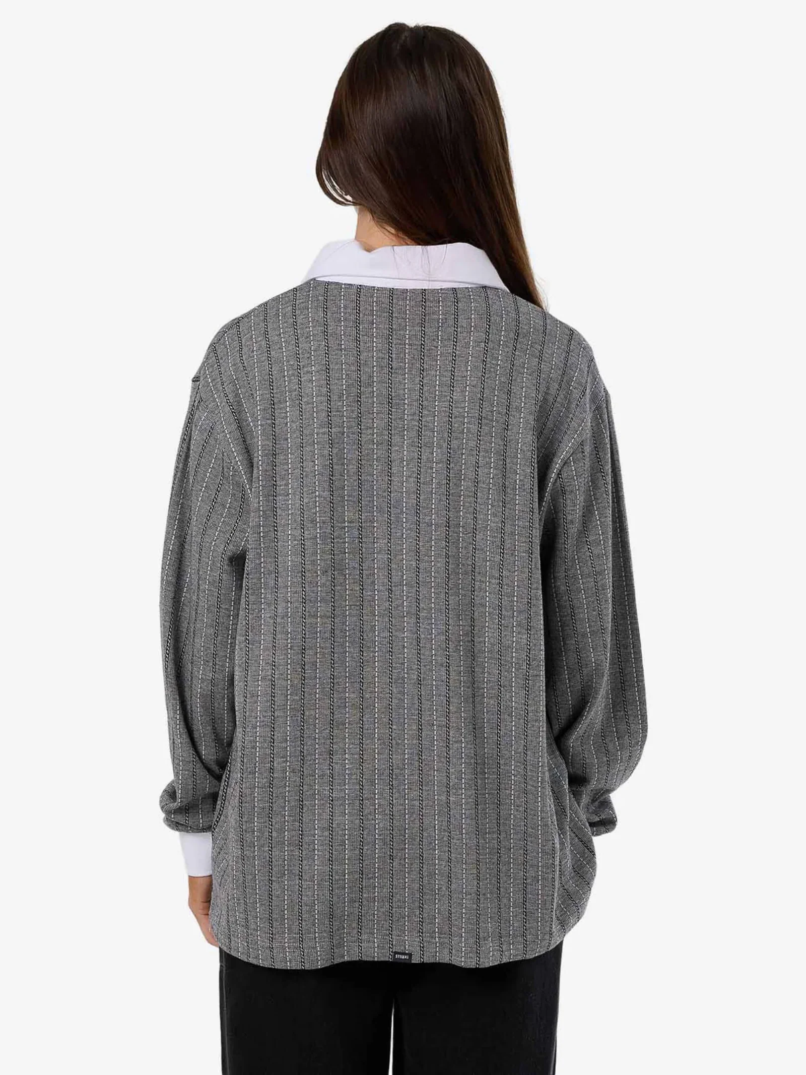 Limitations Stripe Rugby Long Sleeve Polo - Image 4