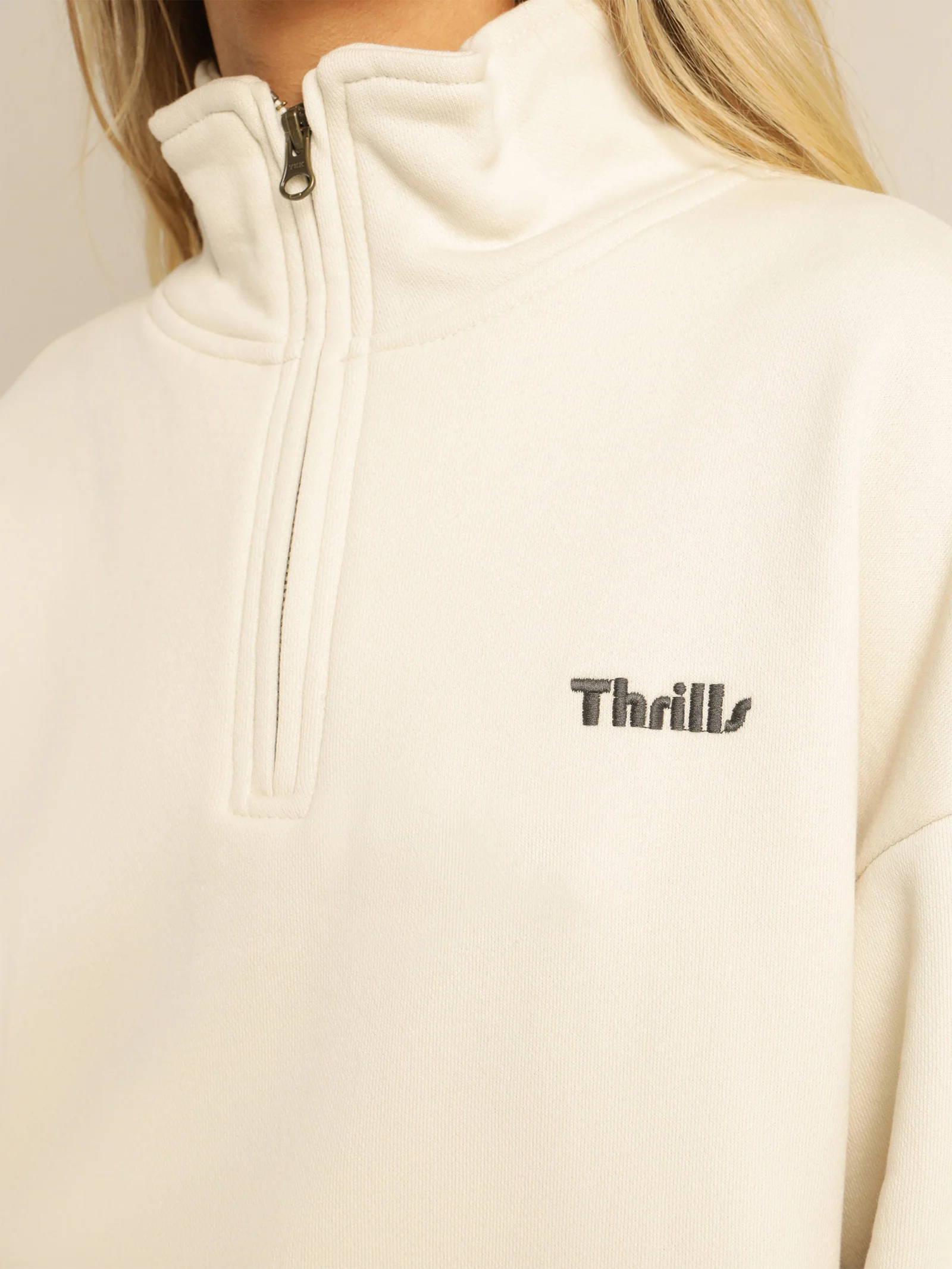 Thrills Limitless 3/4 Zip Pullover - Image 4