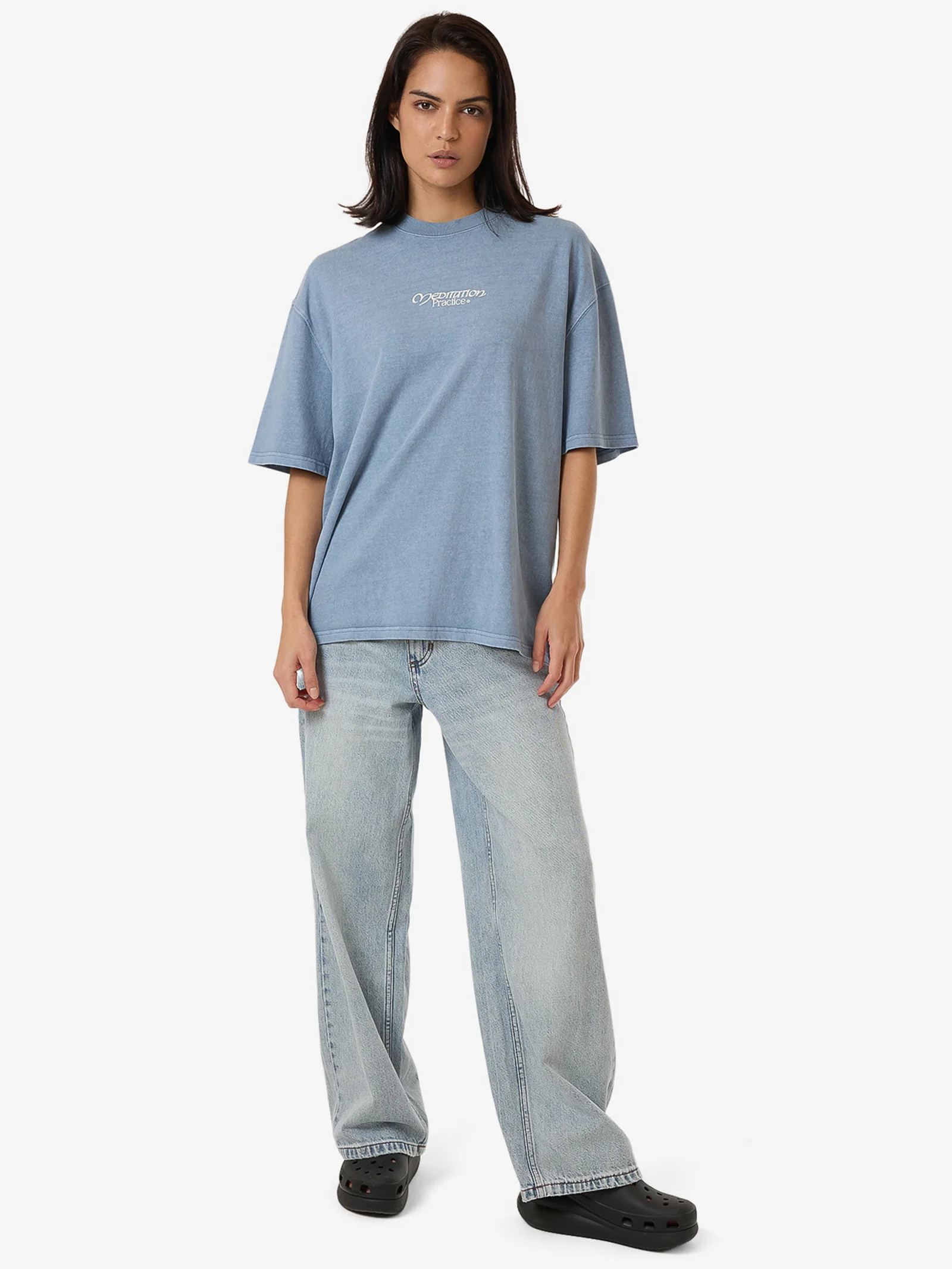 Meditation Practice Oversized Tee - Image 2