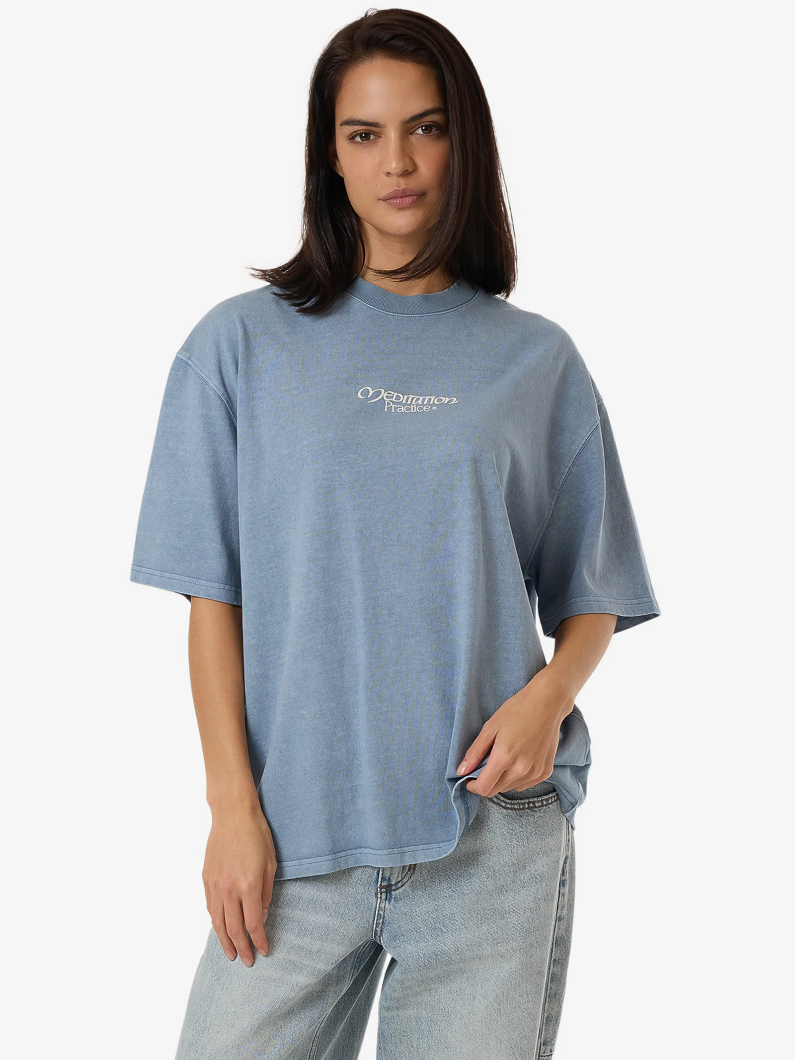 Meditation Practice Oversized Tee - Image 6