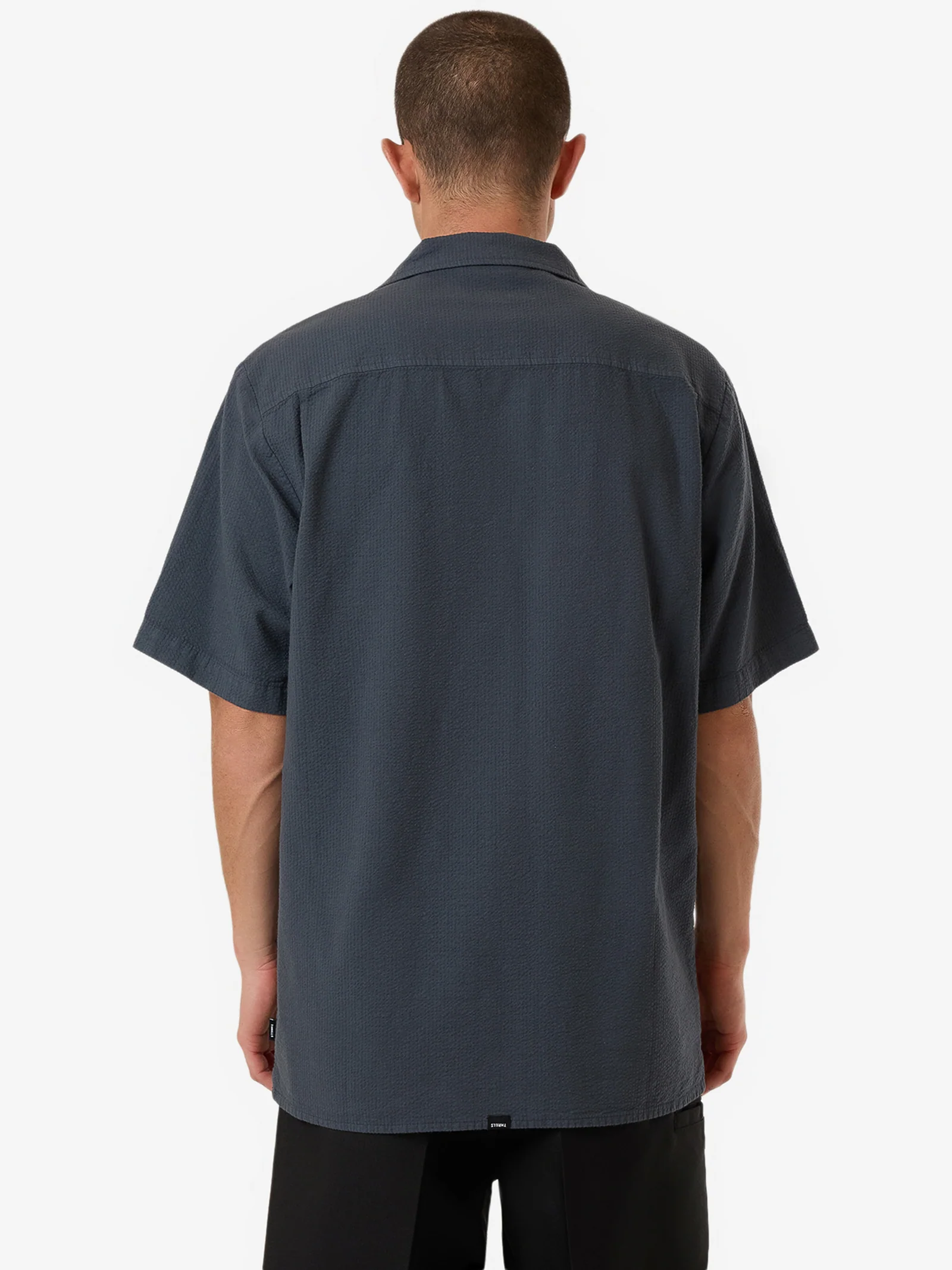 Minimal Stripe Bowling Shirt - Image 2