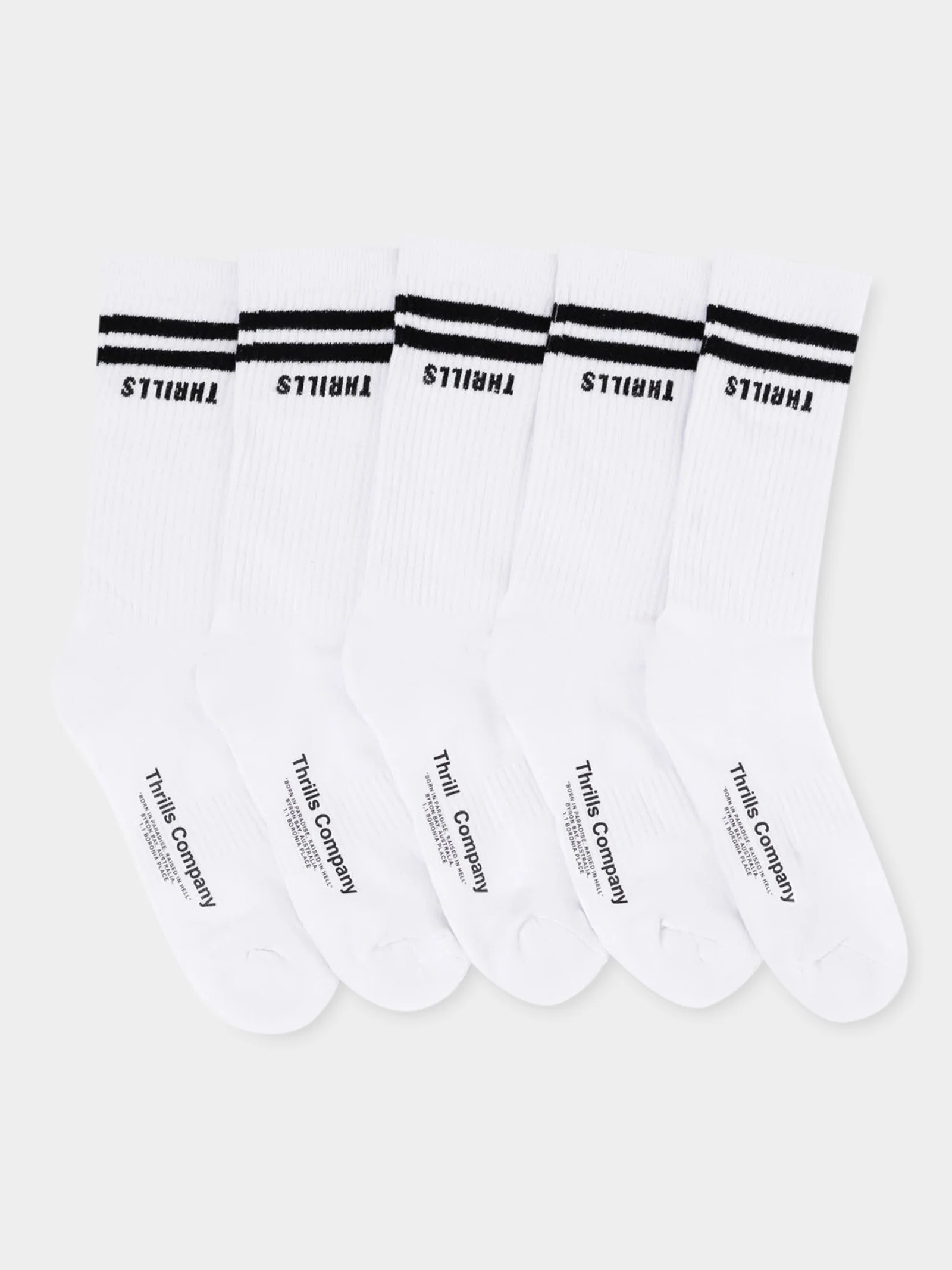 Minimal Thrills 5 Pack Sock