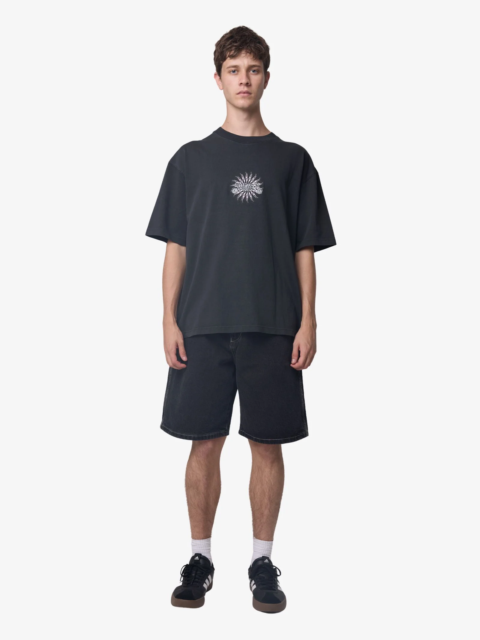 Peace Power Embro Box Crop Tee - Image 3