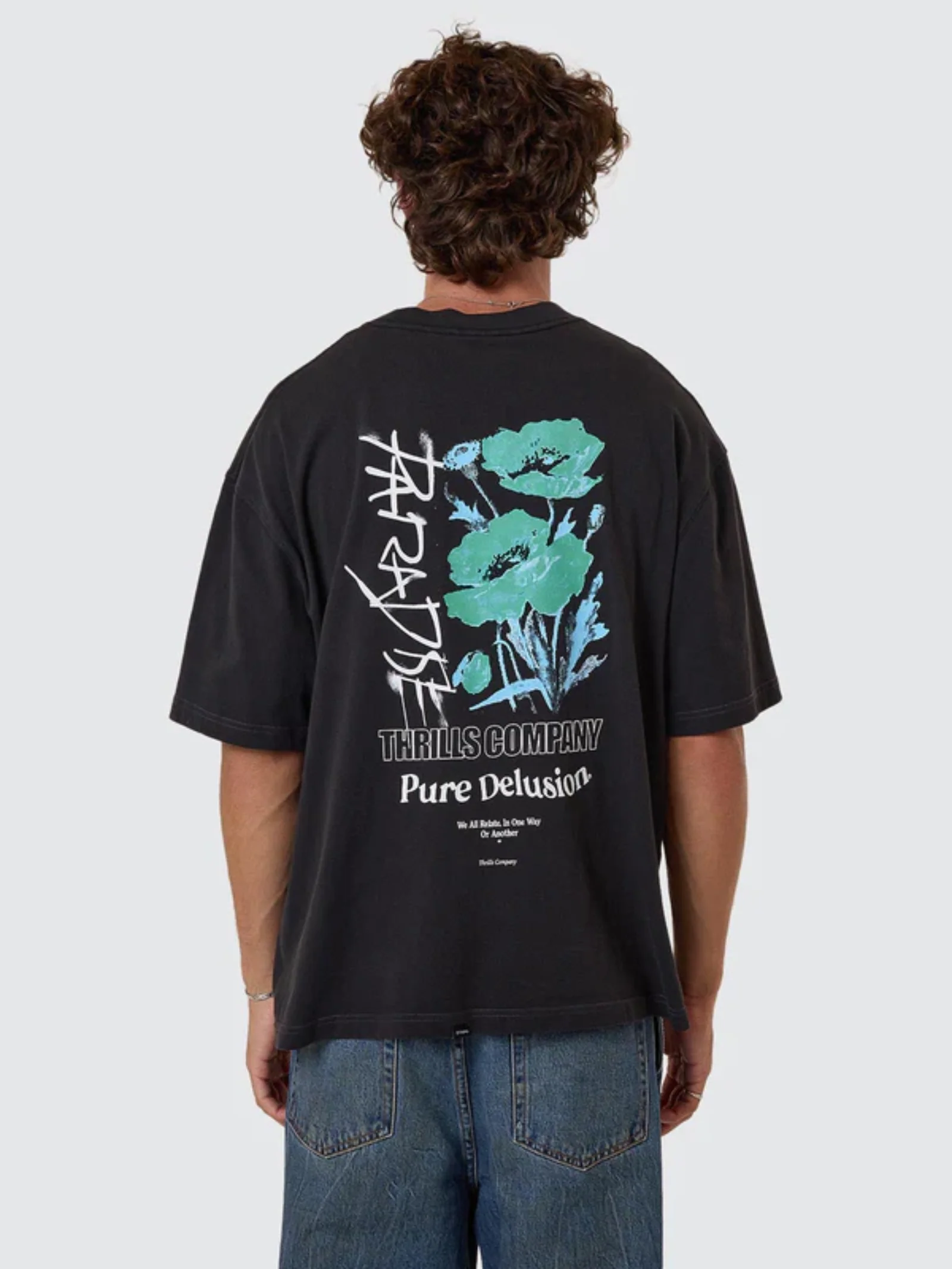 Men's Pure Delusion Oversize T-Shirt - Image 3