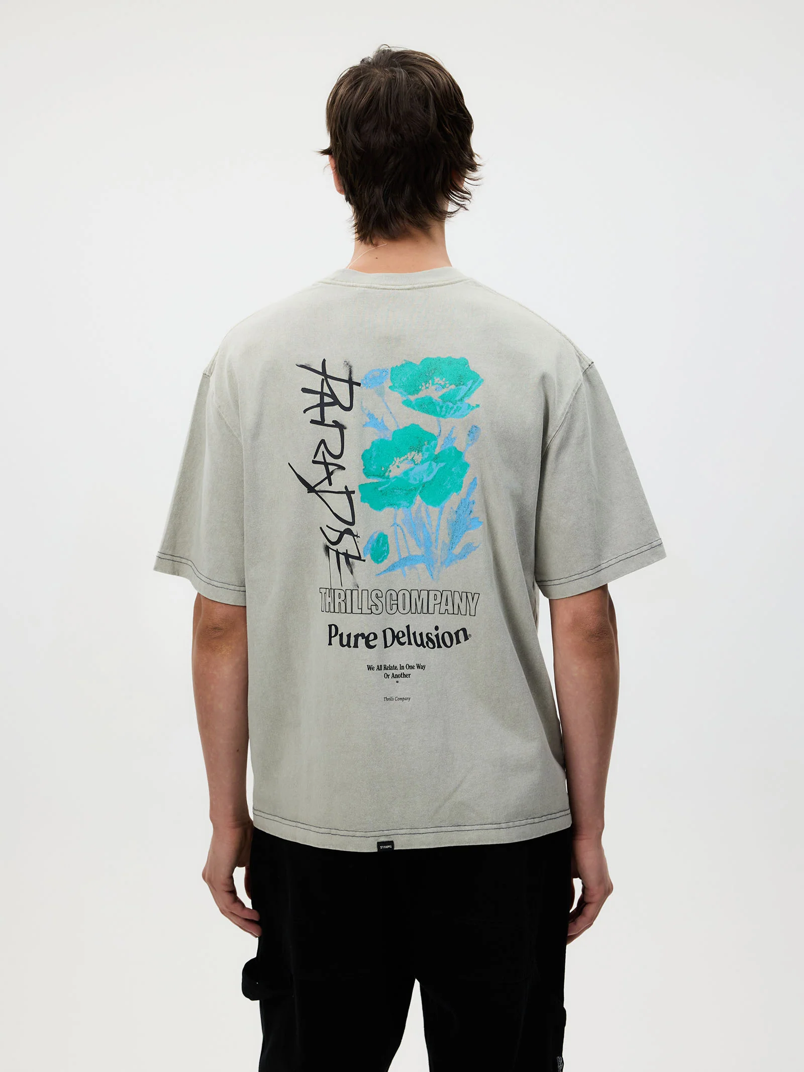 Pure Delusion Box Fit Oversize Tee - Image 2
