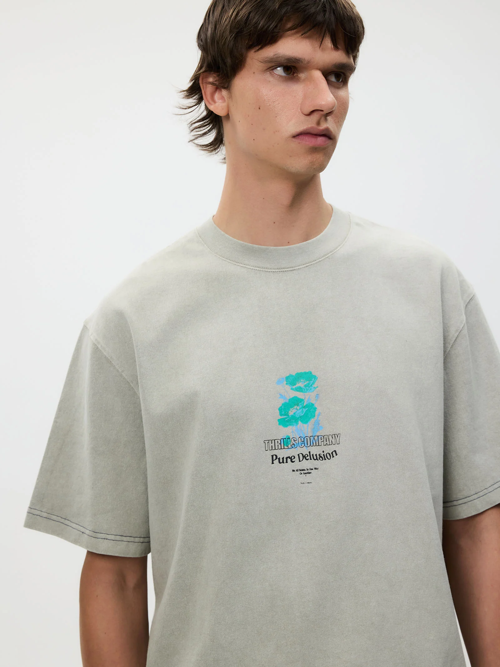 Pure Delusion Box Fit Oversize Tee - Image 4
