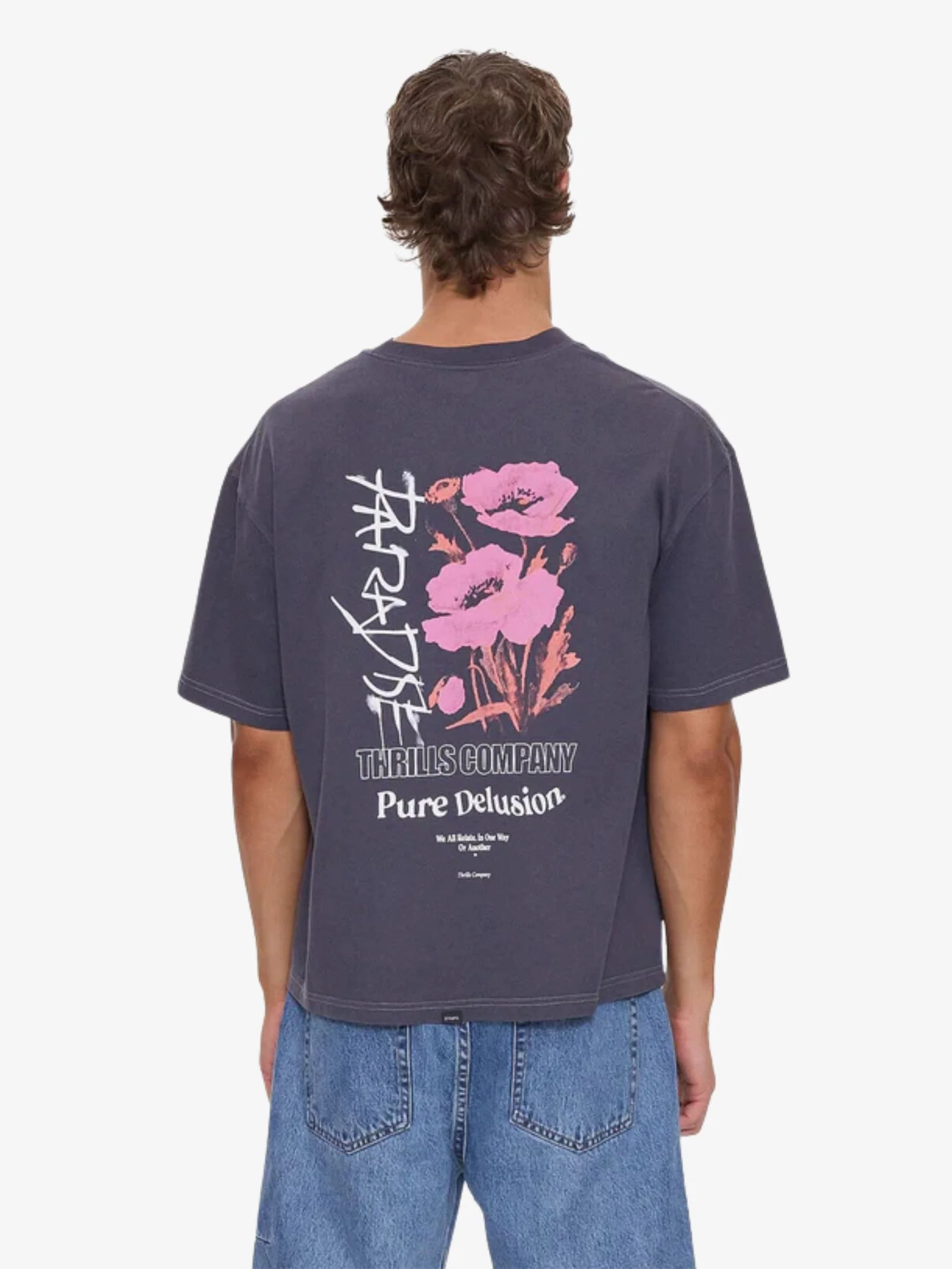 Pure Delusion Box Fit Oversize Tee - Image 2