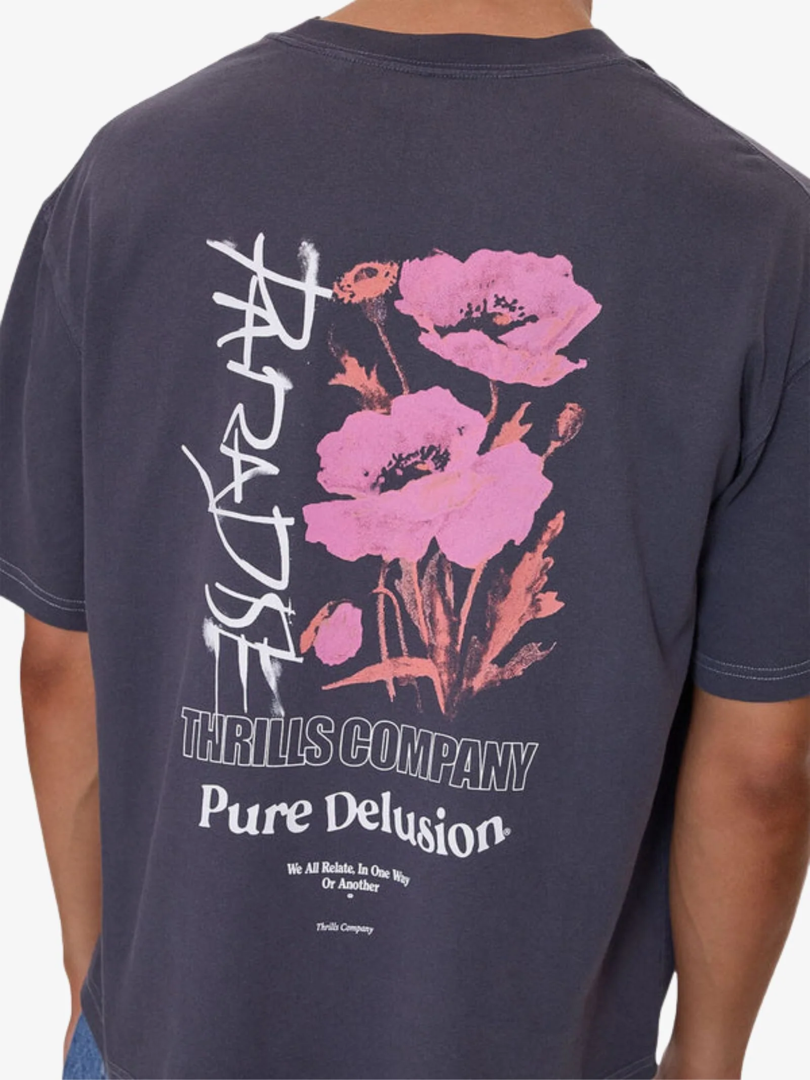 Pure Delusion Box Fit Oversize Tee - Image 4