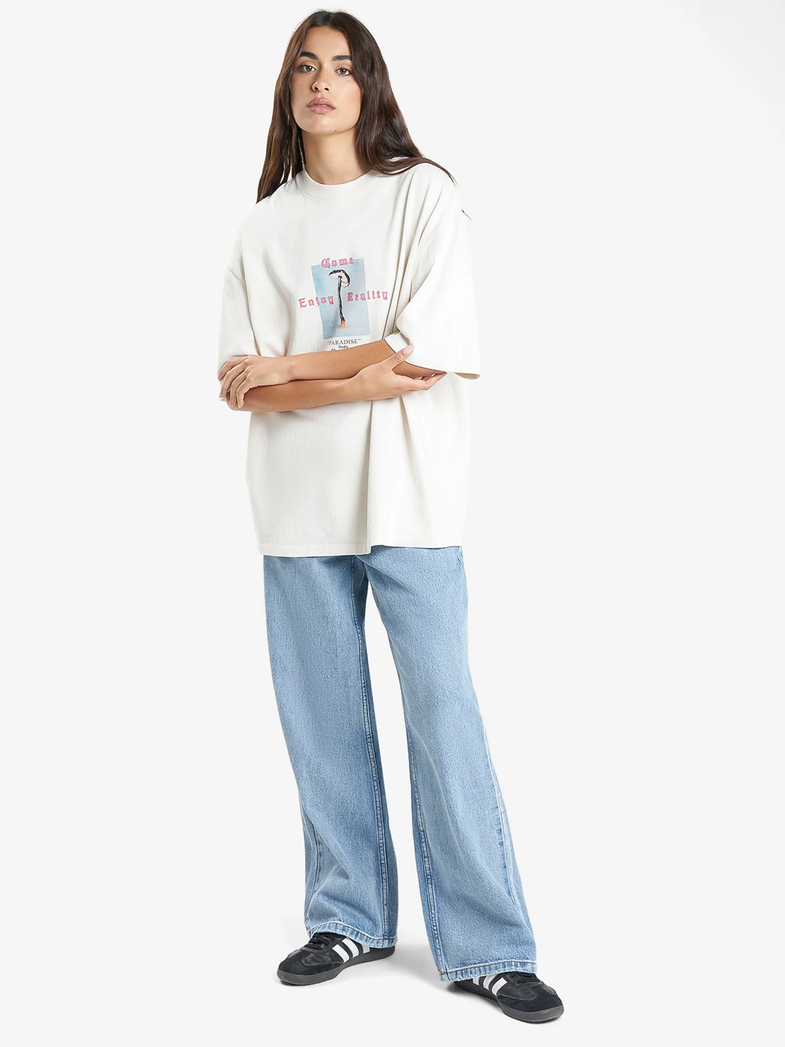 Reality Check Oversized Tee - Image 2