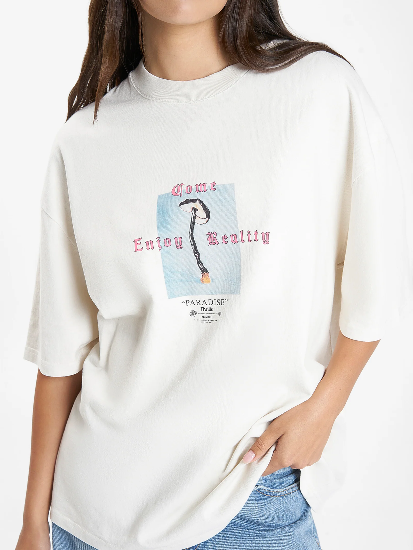 Reality Check Oversized Tee - Image 3