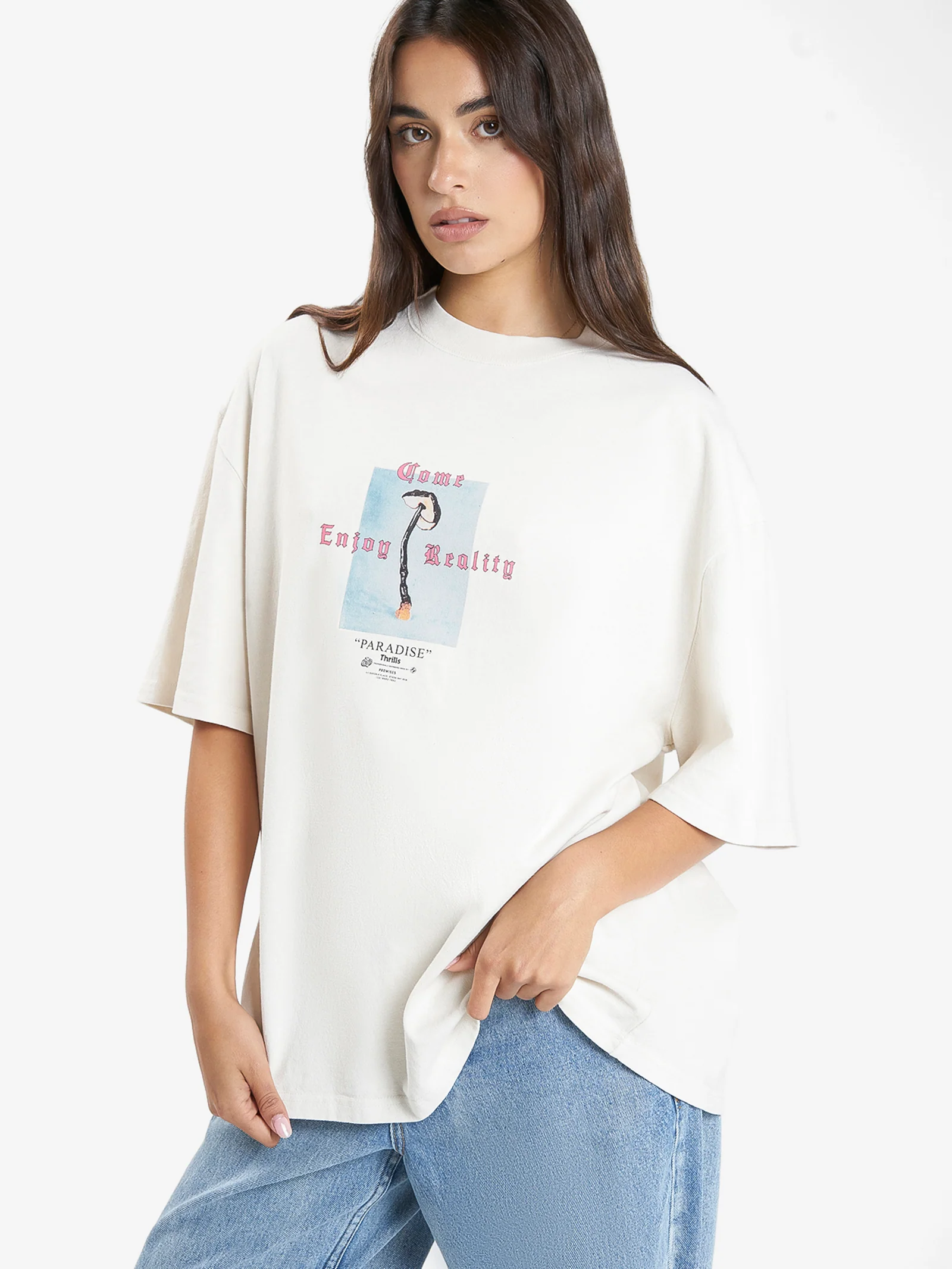 Reality Check Oversized Tee - Image 4