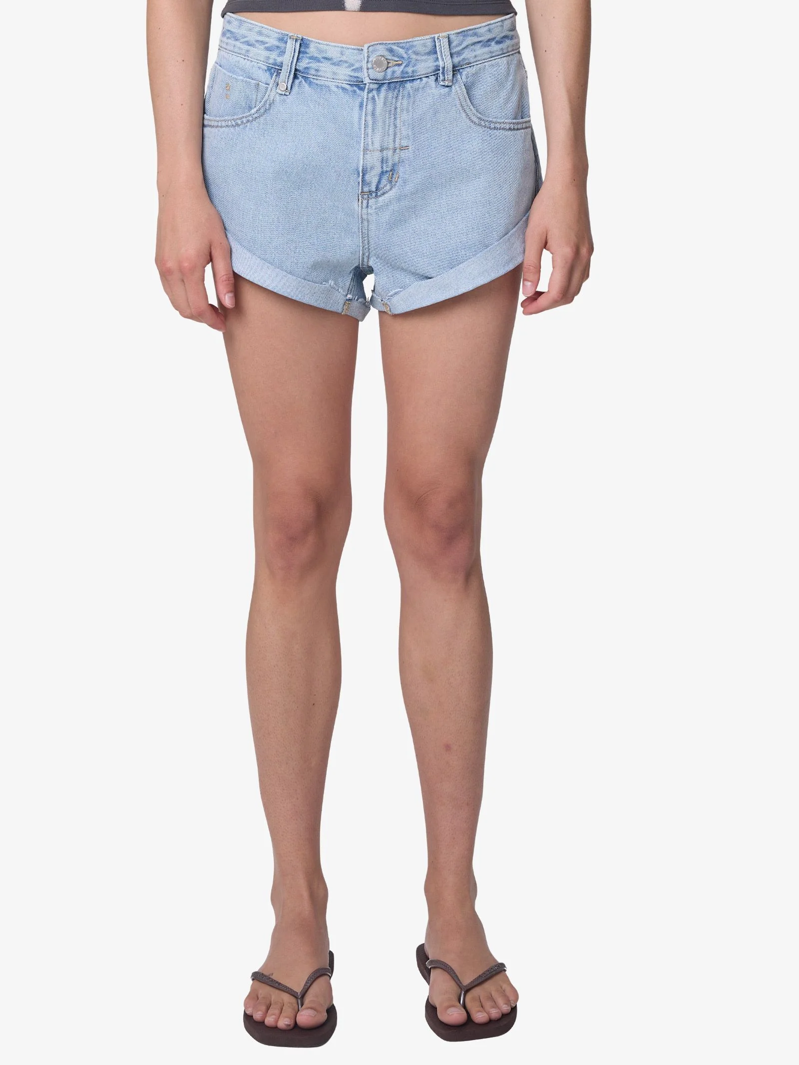 Remi Rolled Low Rise Baggy Short - Image 3