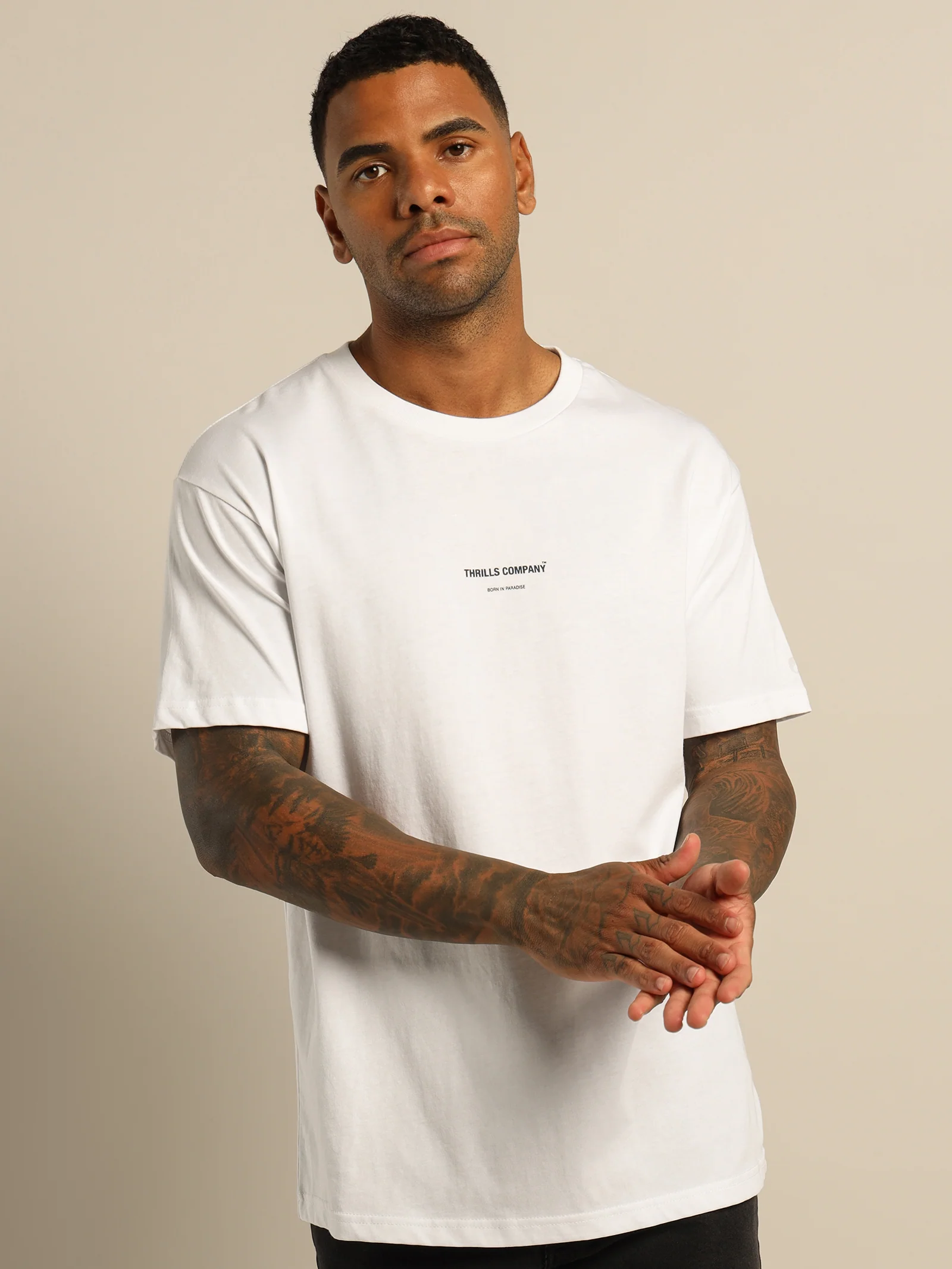 Thrills Stamp Merch Fit T-Shirt - Image 2