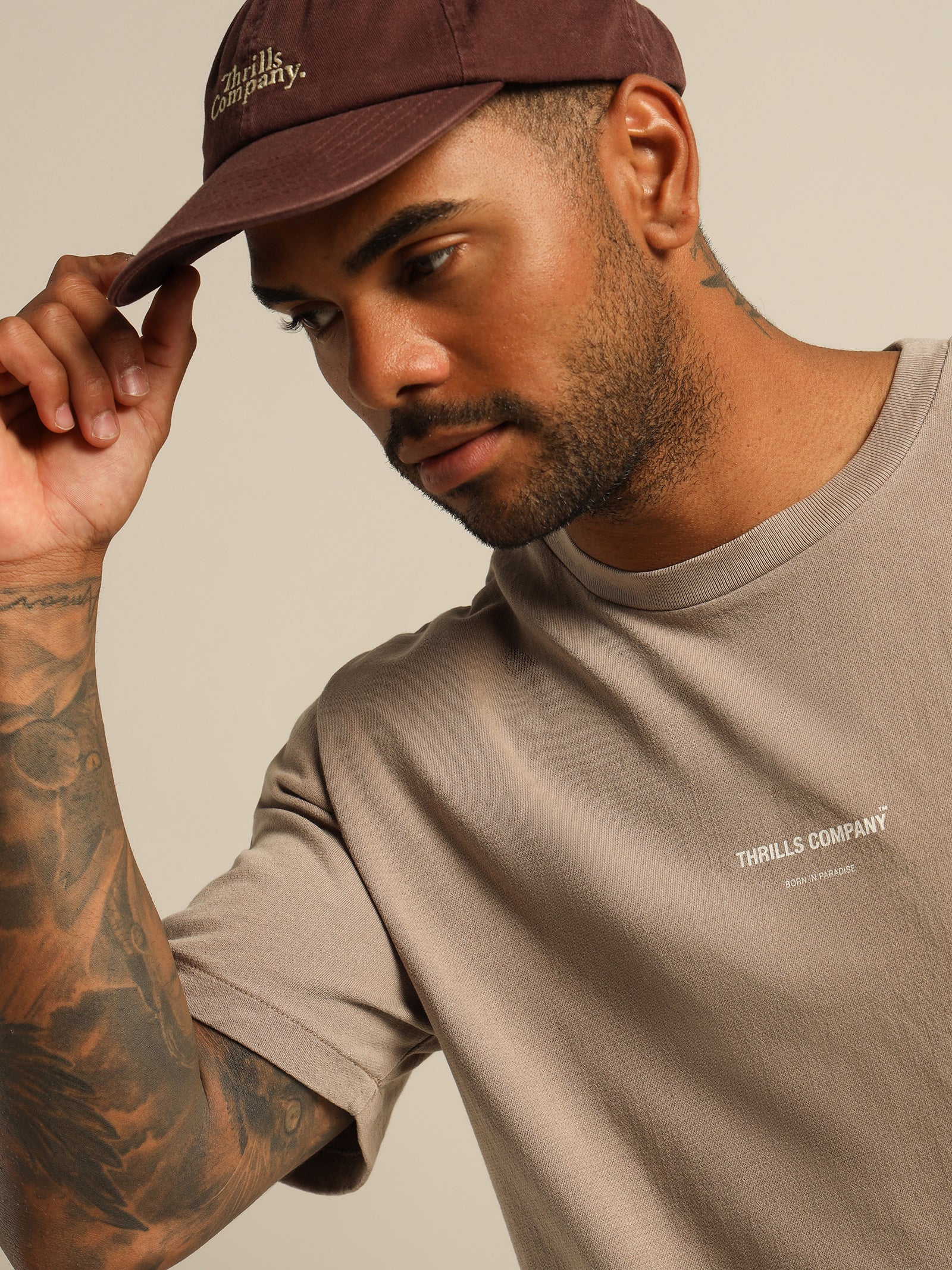 Thrills Stamp Merch Fit T-Shirt - Image 2
