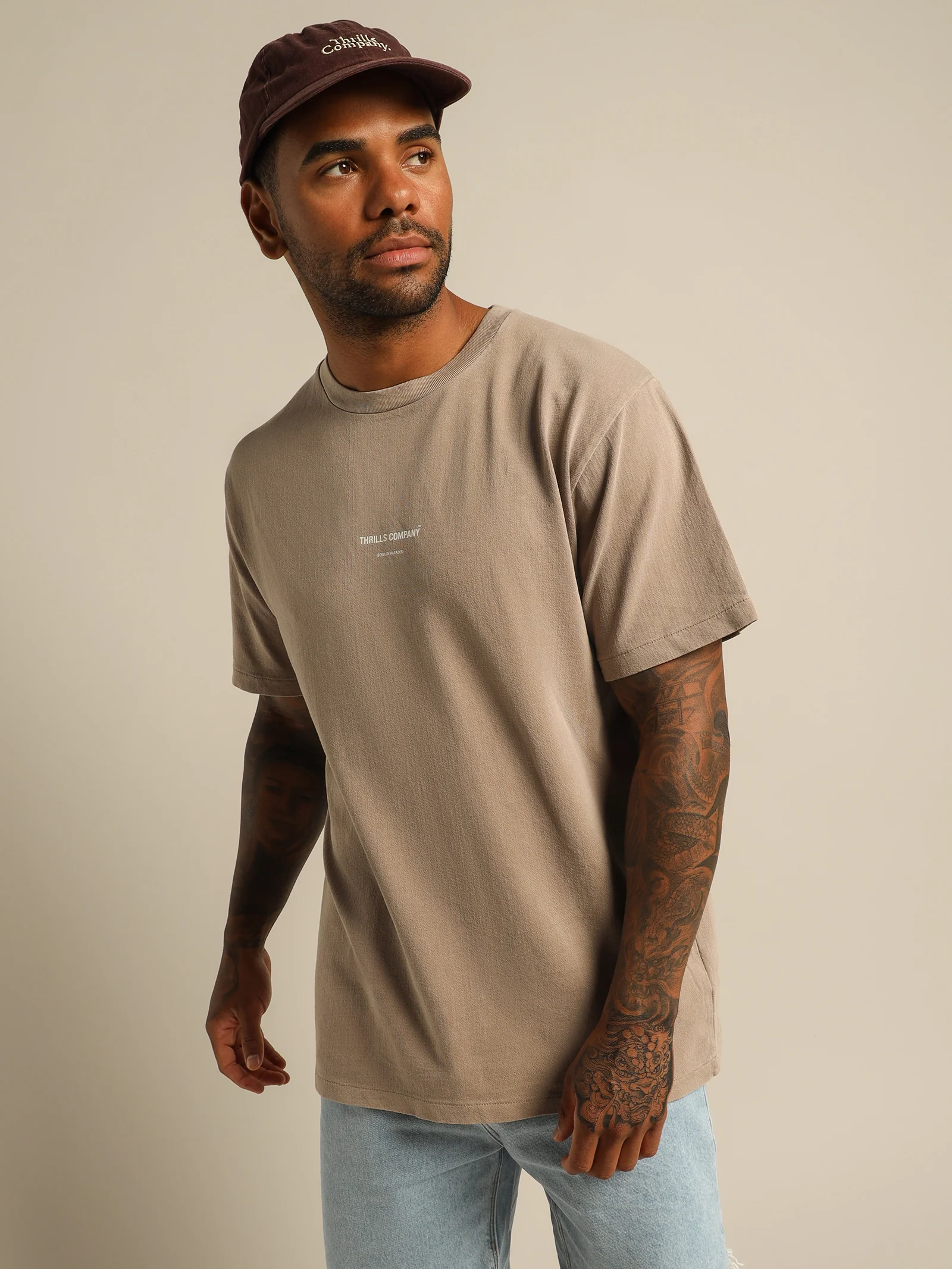 Thrills Stamp Merch Fit T-Shirt - Image 3