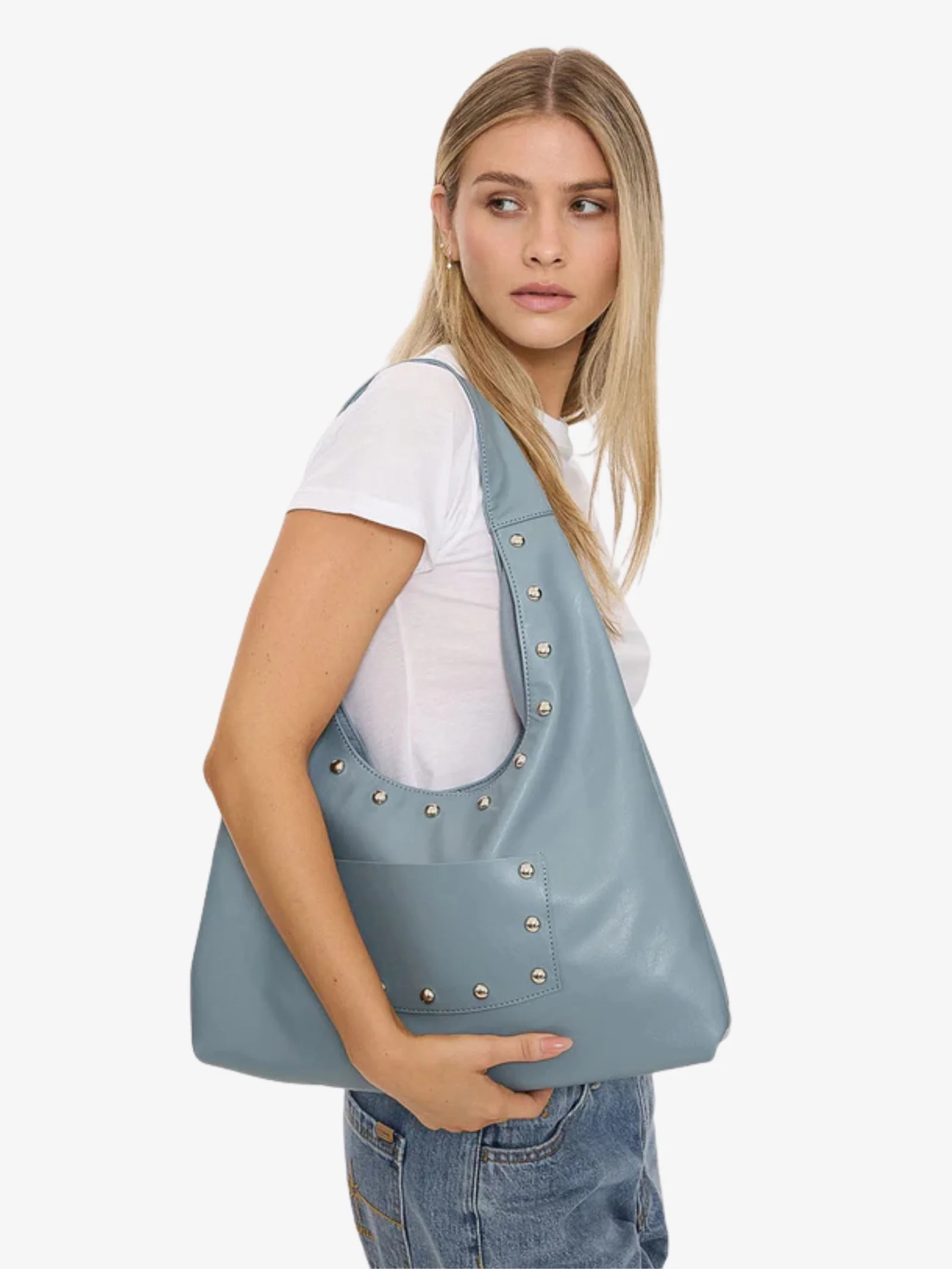 Wish Me Luck Studded Shoulder Bag - Image 3