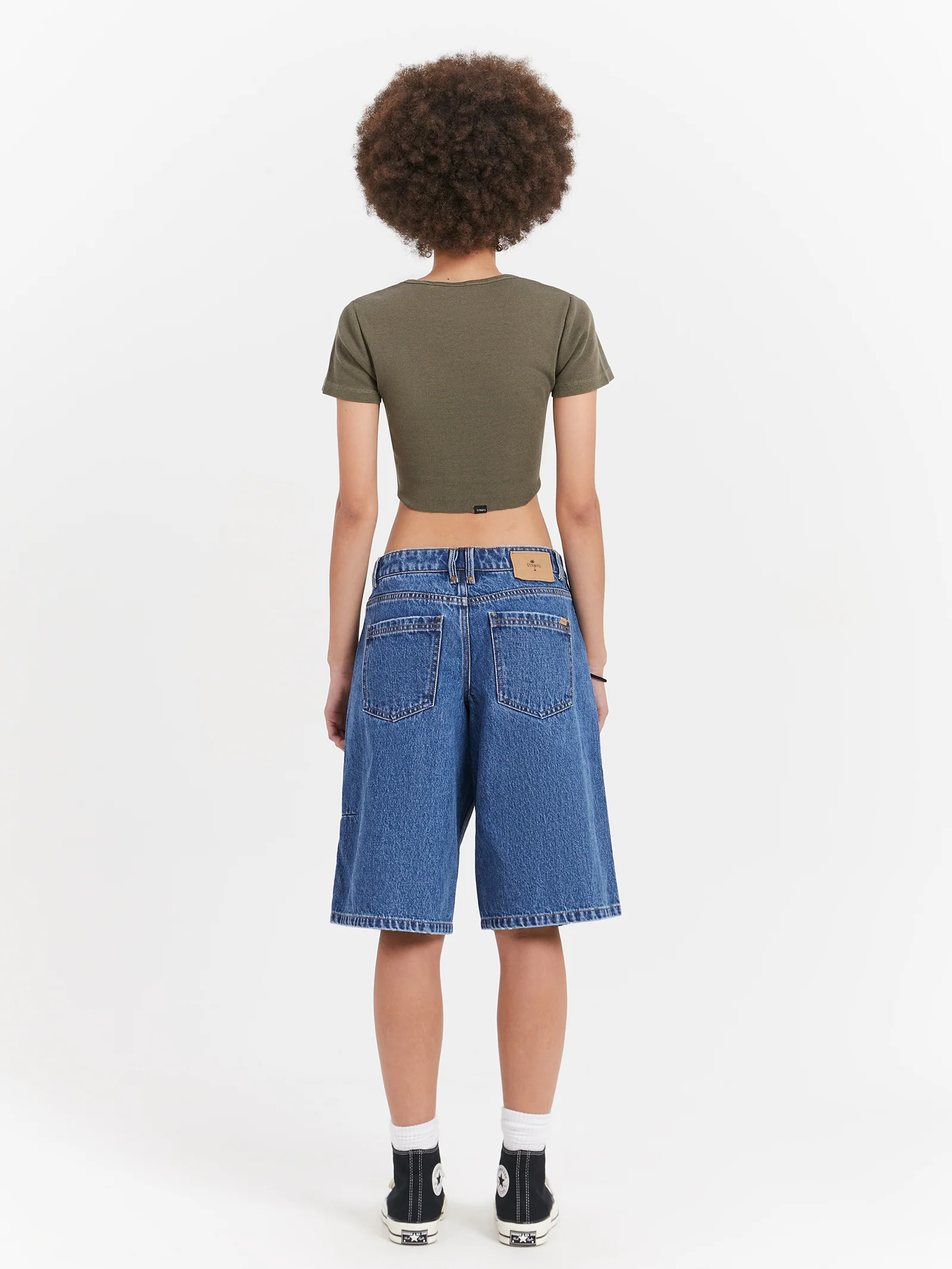 Thrills Workwear Baby Crop T-Shirt - Image 5