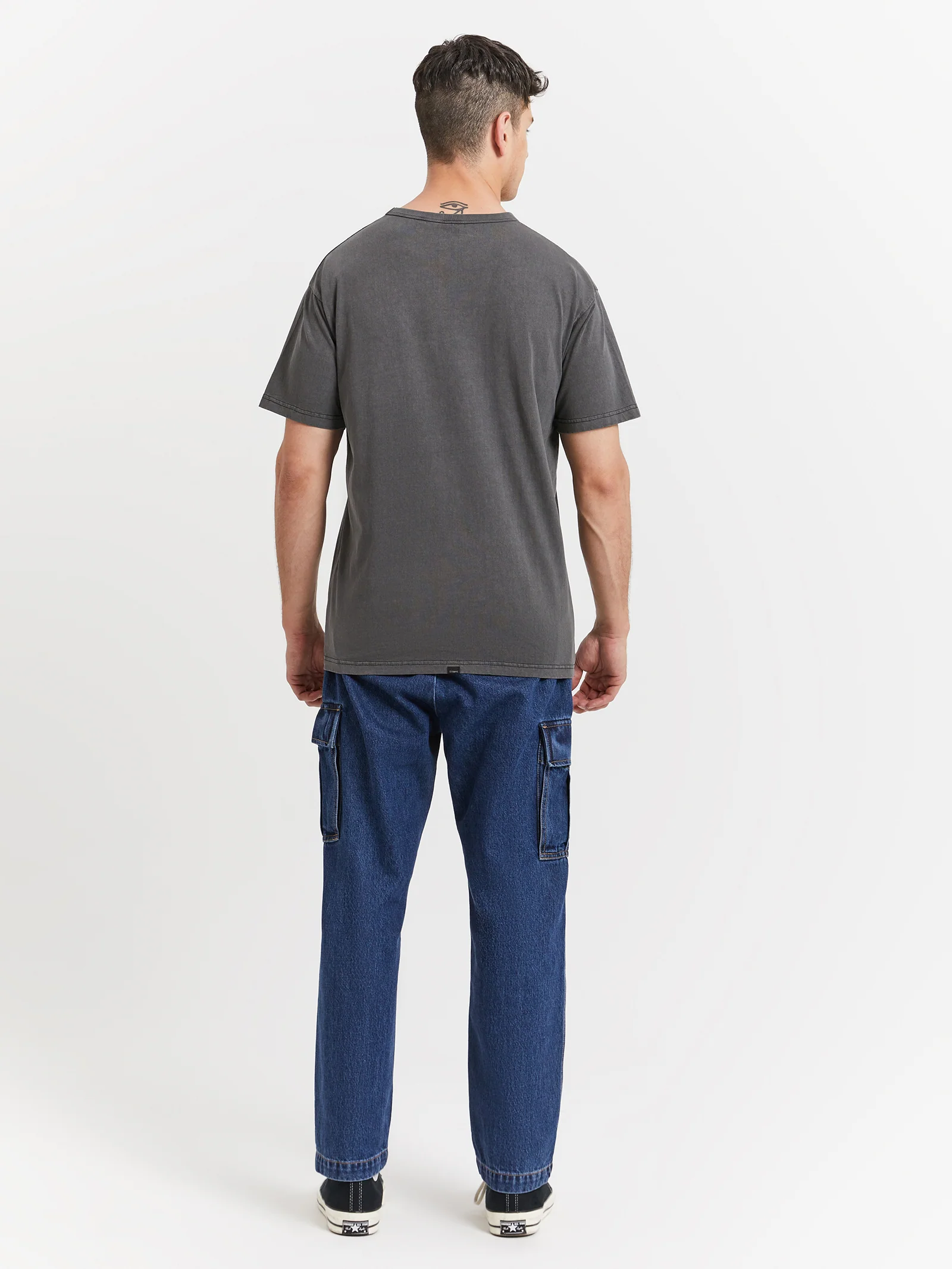 Thrills Workwear Embro Box Fit T-Shirt - Image 5