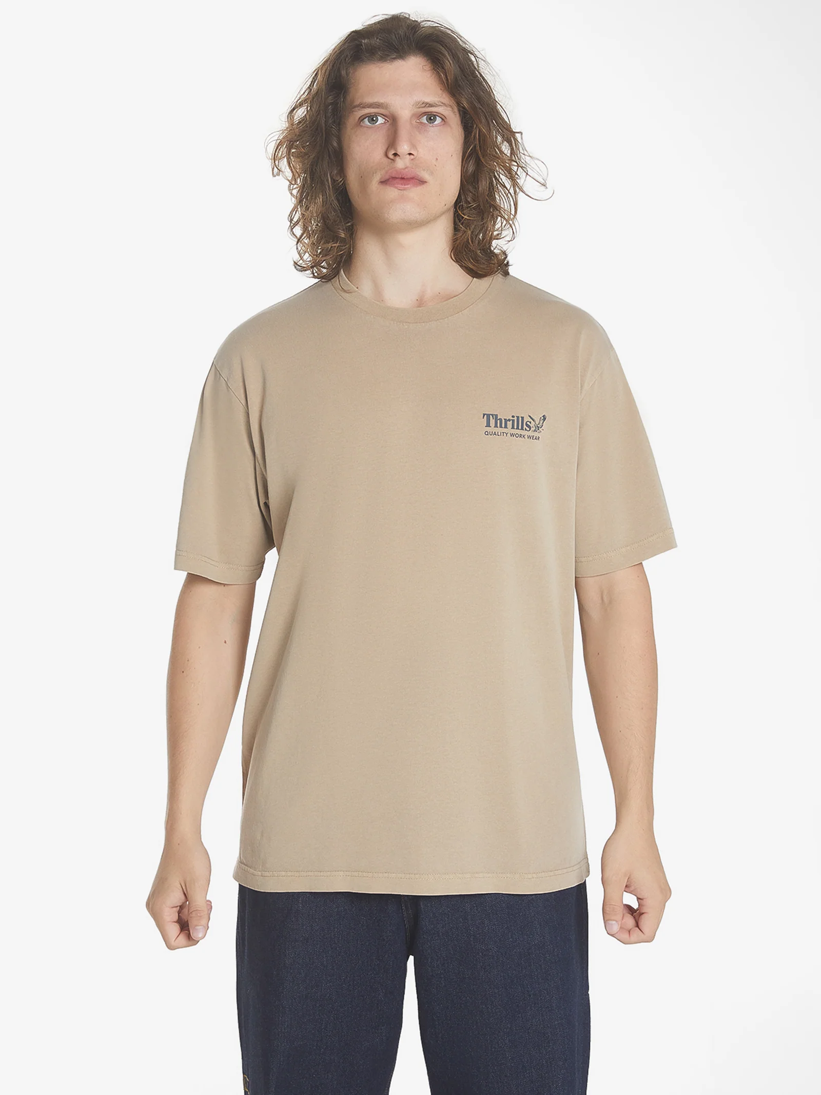 Thrills Workwear Oversize T-Shirt - Image 3
