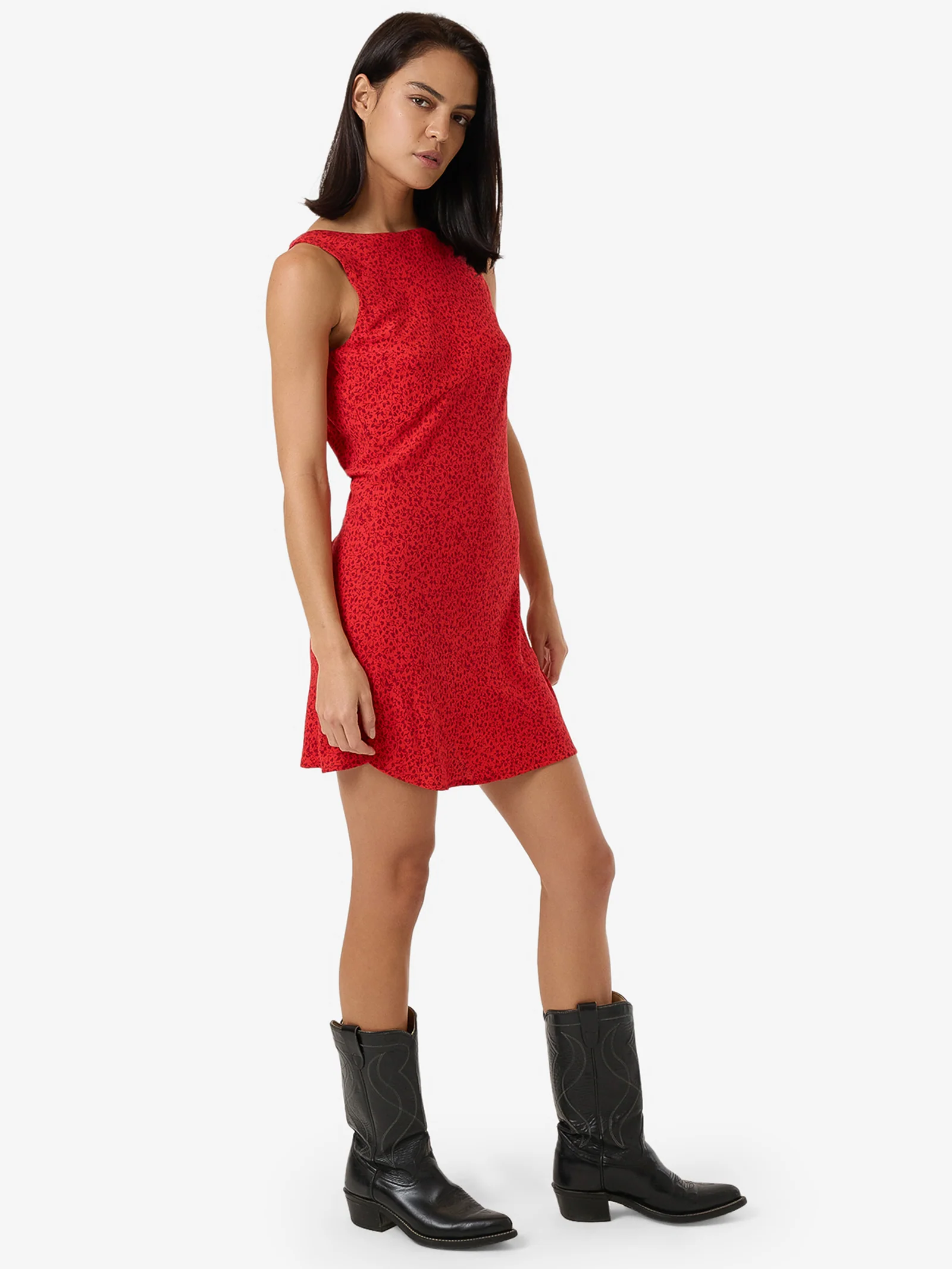 Zinnia Xavier Bias Mini Dress - Image 5