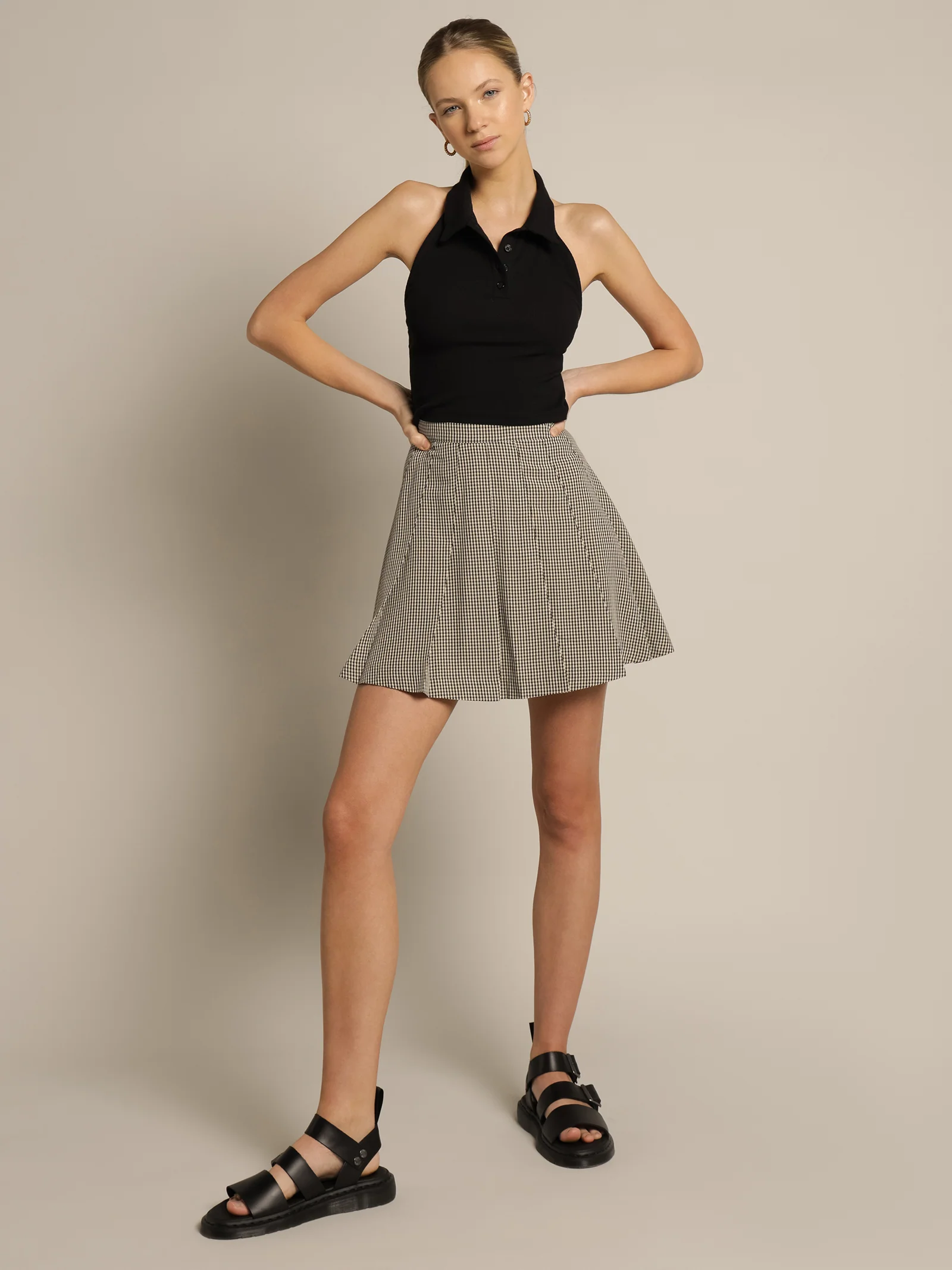 Tia Collared Halter Tank - Image 3