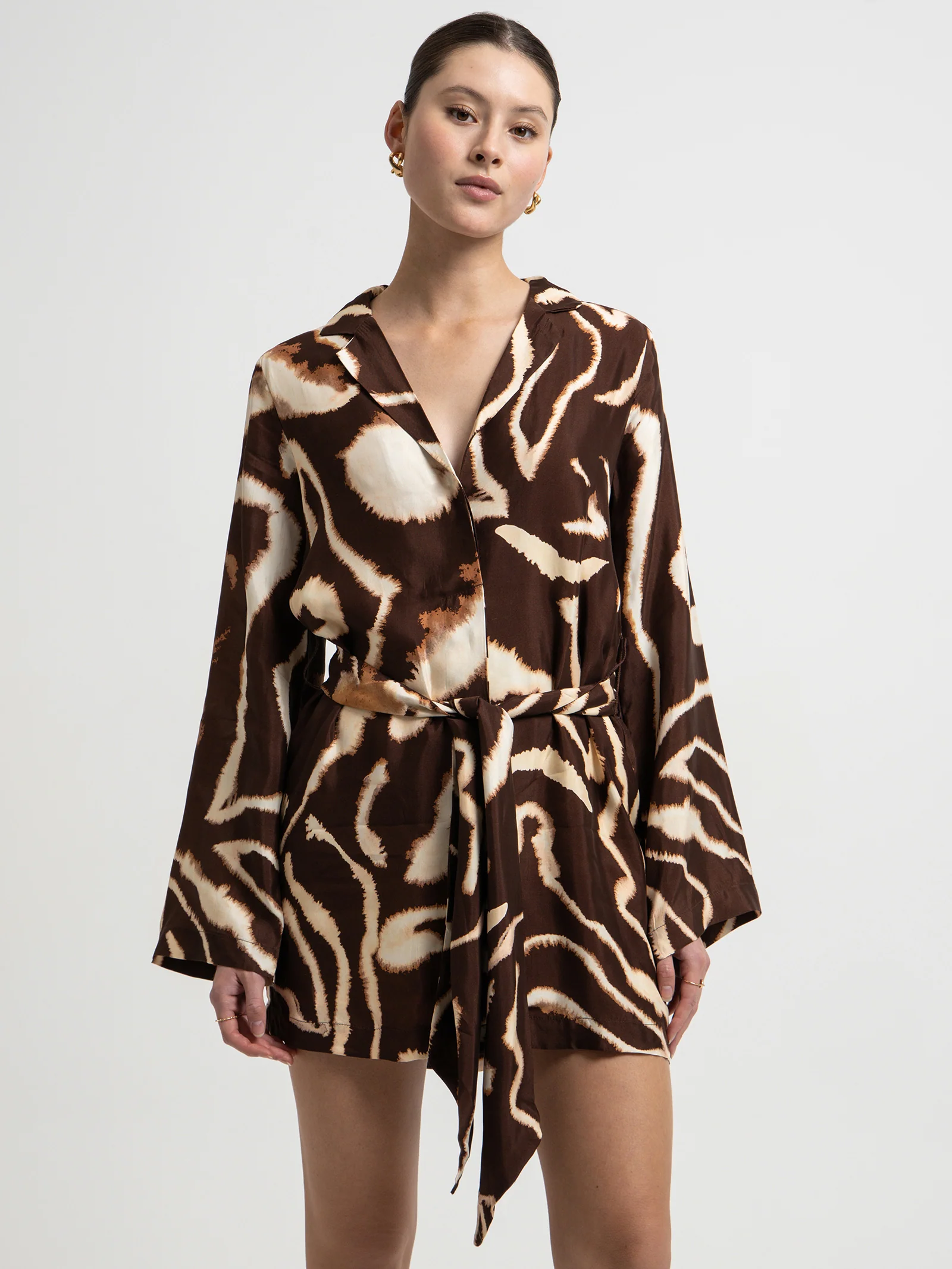 Tidal Belted Shirt Dress - Image 3