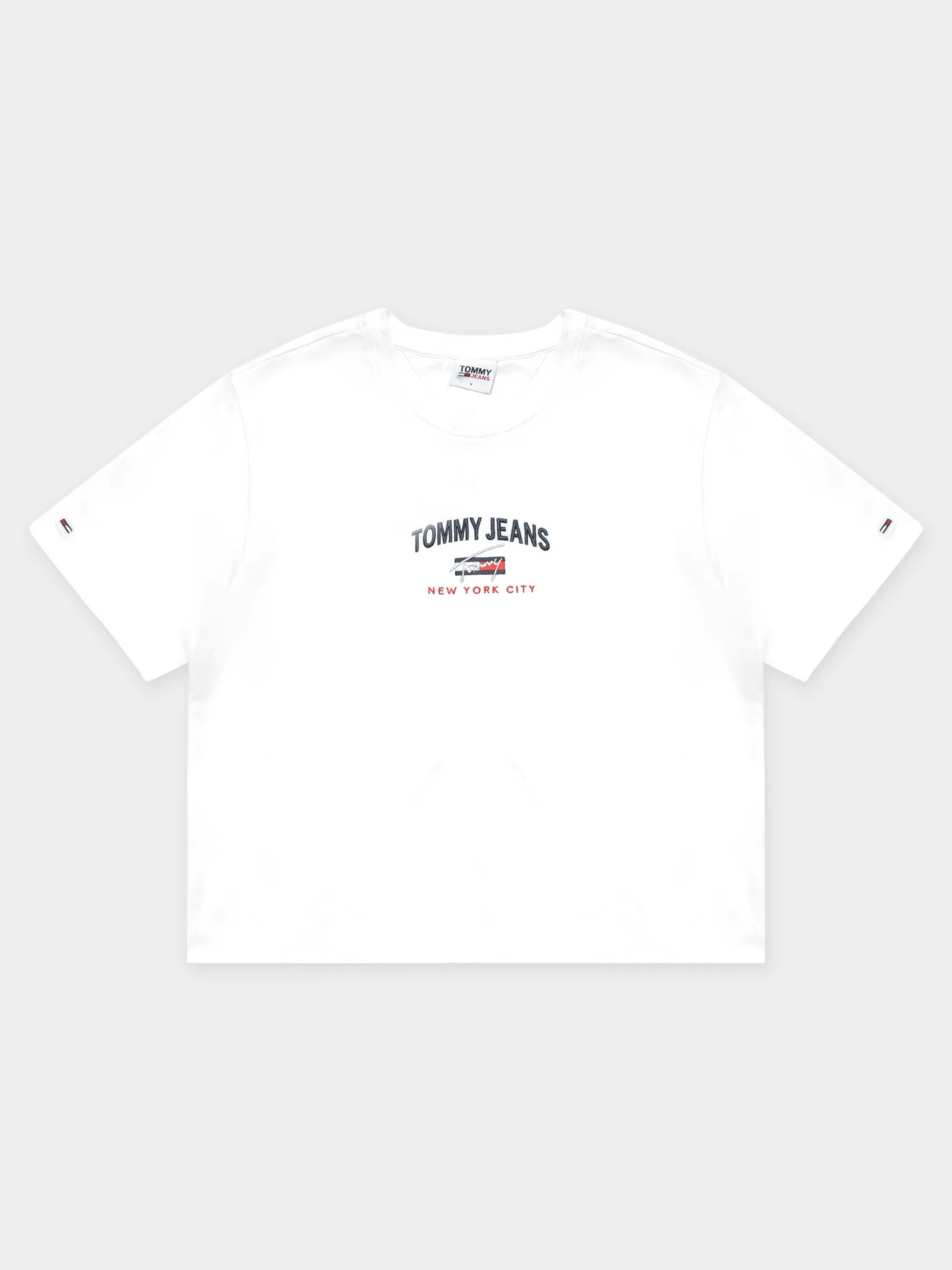 Timeless Cropped Fit Logo T-Shirt - Image 7