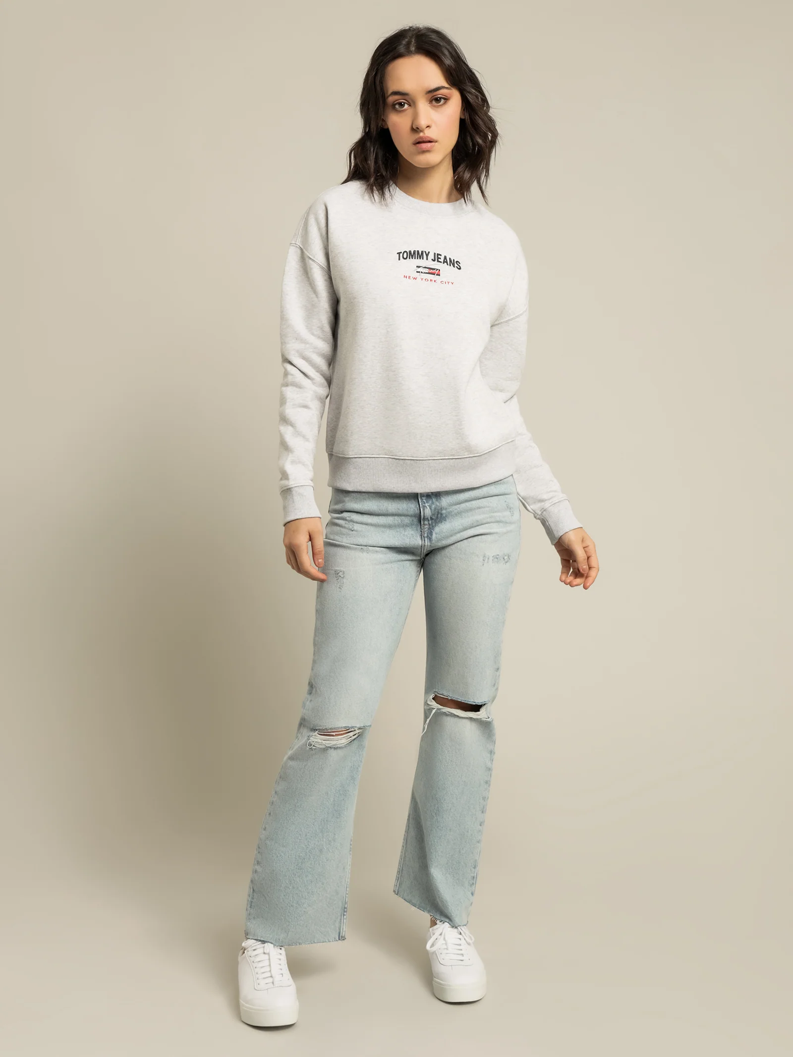 Timeless New York Logo Relaxed Fit Sweatshirt - Image 3