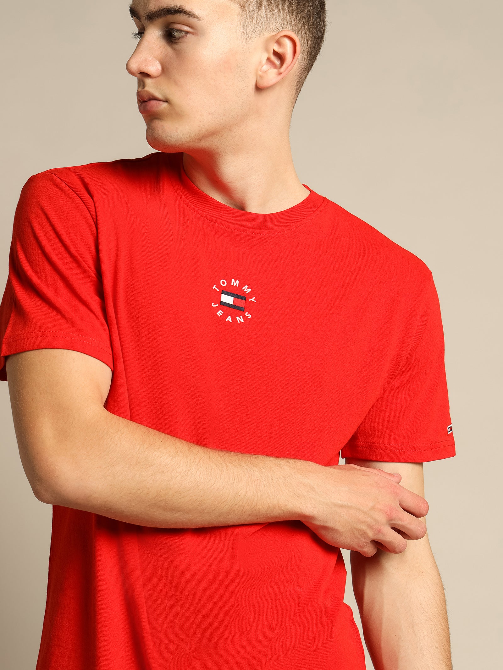 Tiny Tommy Circular Logo T-Shirt - Image 3