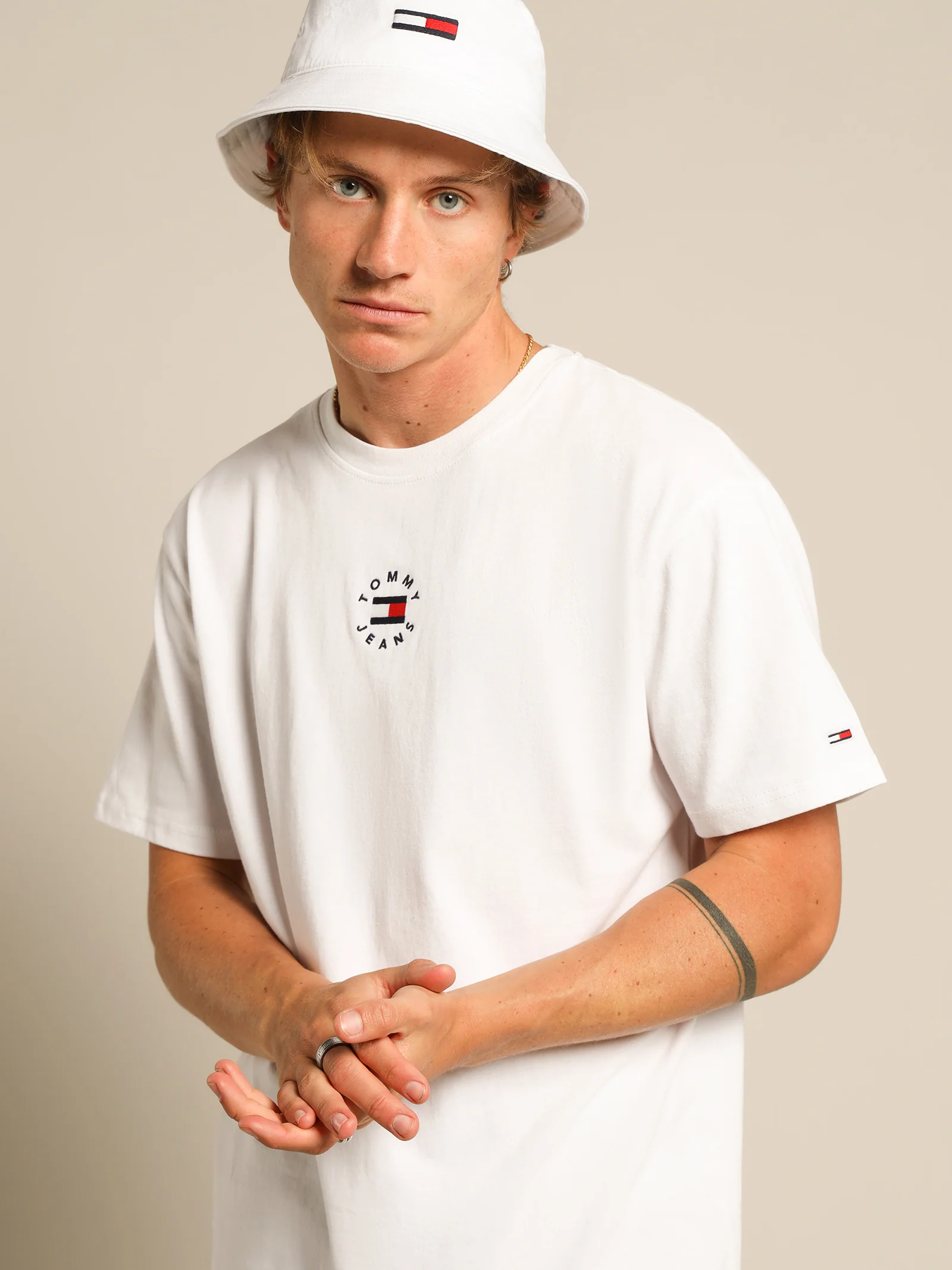 Tiny Tommy Circular Logo T-Shirt - Image 5
