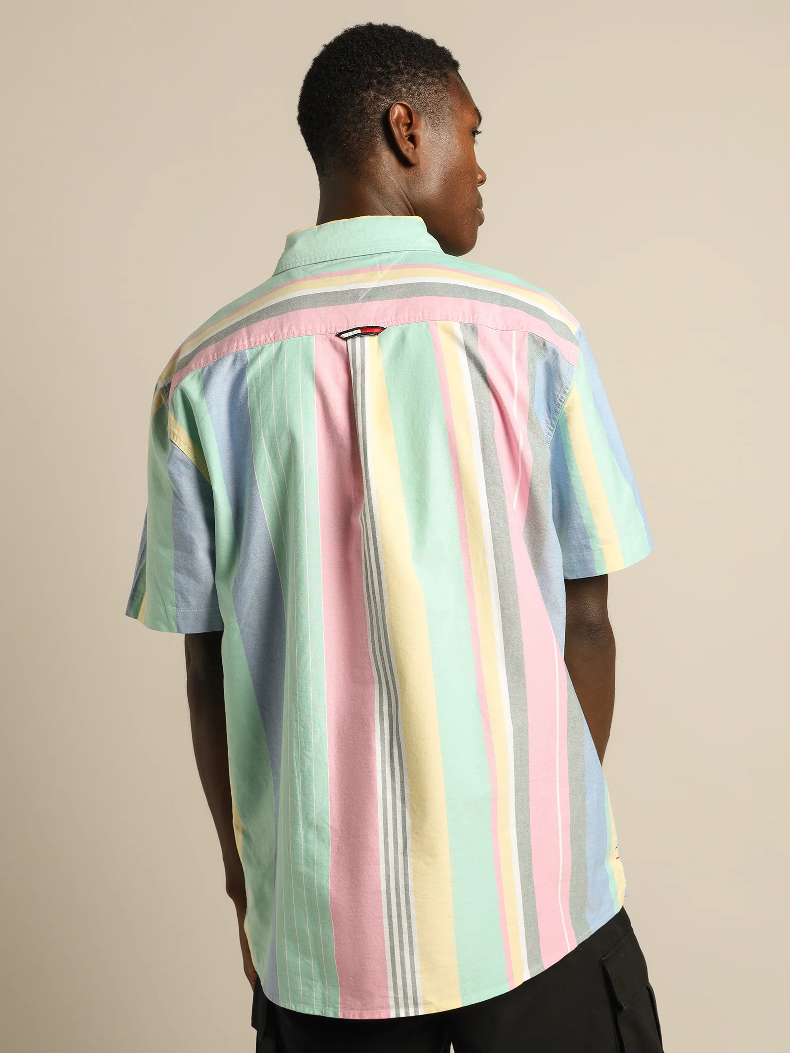 TJM Stripe 2 Short Sleeve Shirt - Image 6