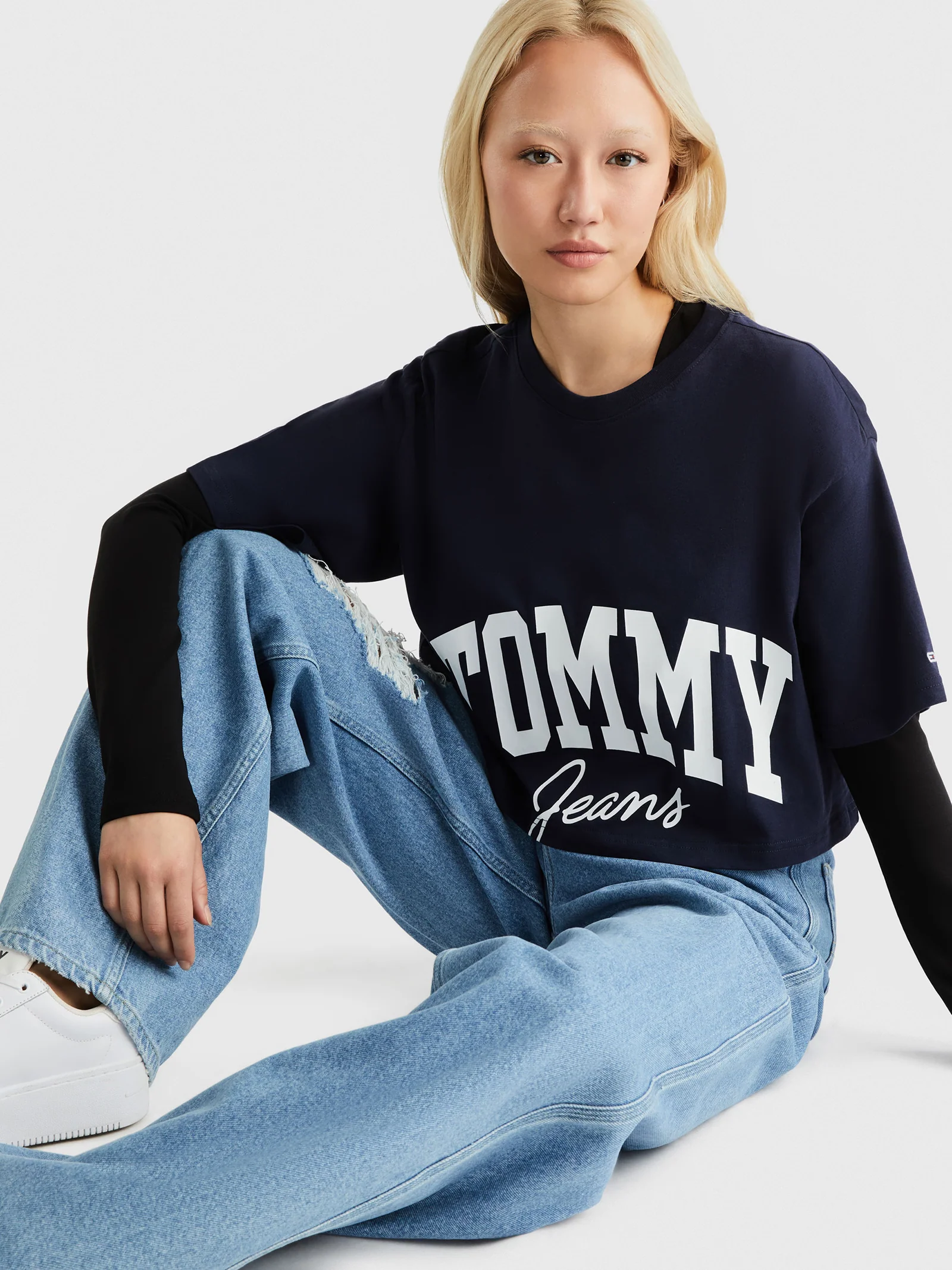 Relaxed Logo Crop T-Shirt - Image 3