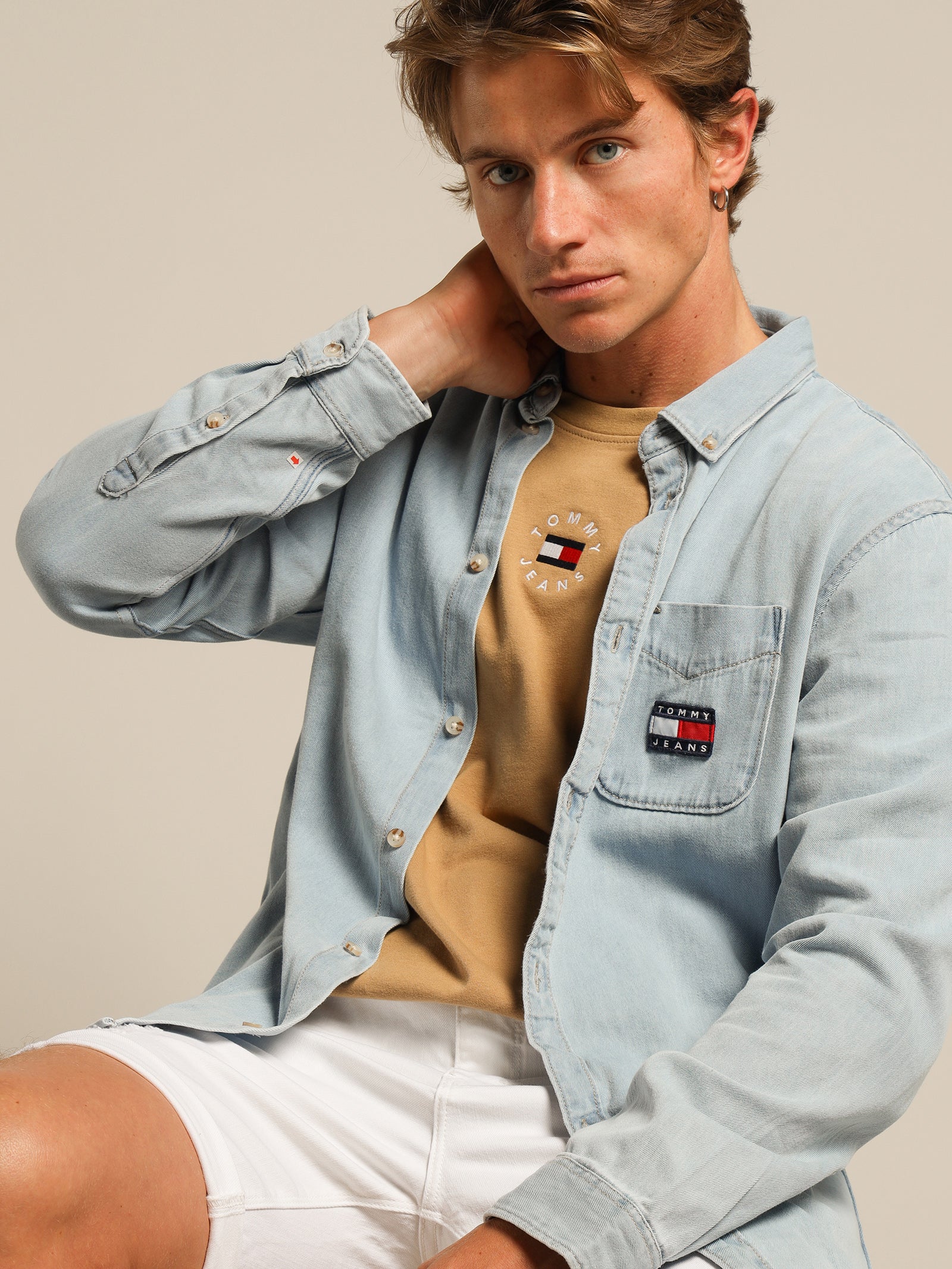 Tommy Badge Overshirt - Image 2