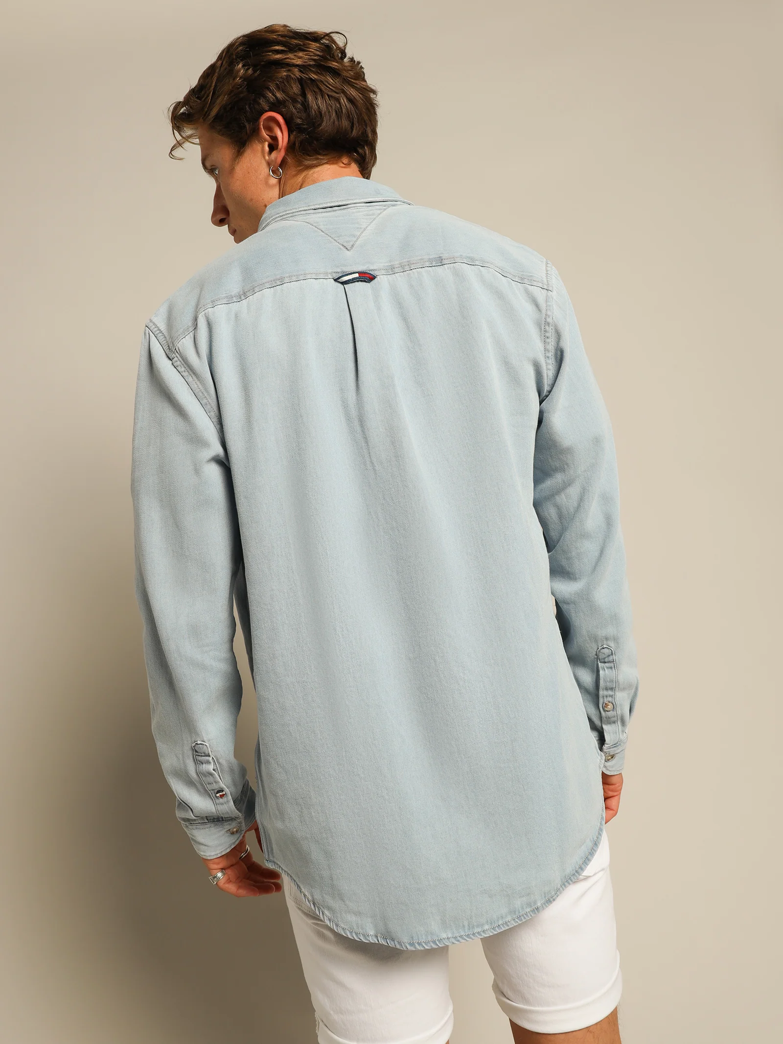 Tommy Badge Overshirt - Image 7
