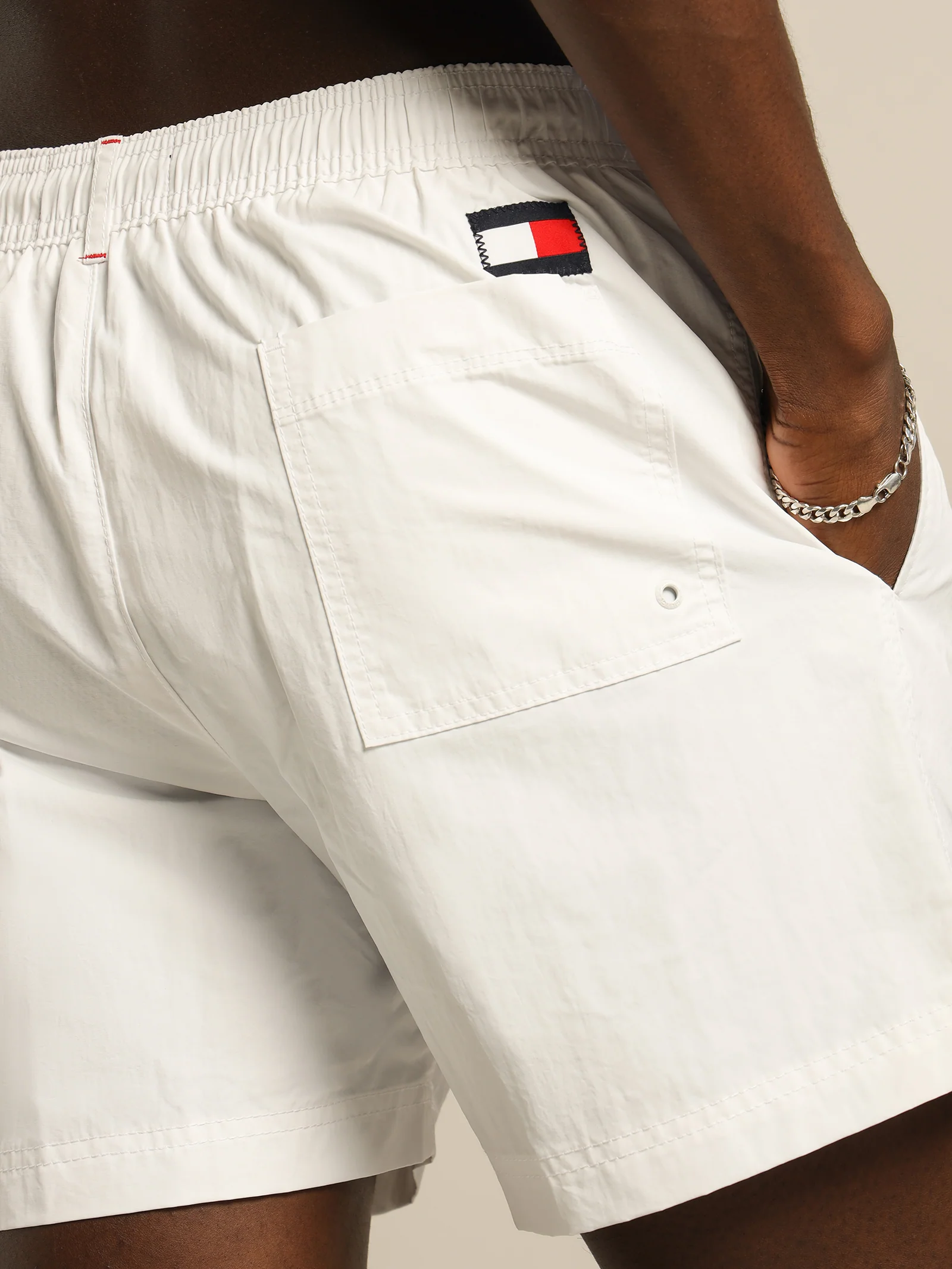 Tommy Solid Swim Shorts - Image 5