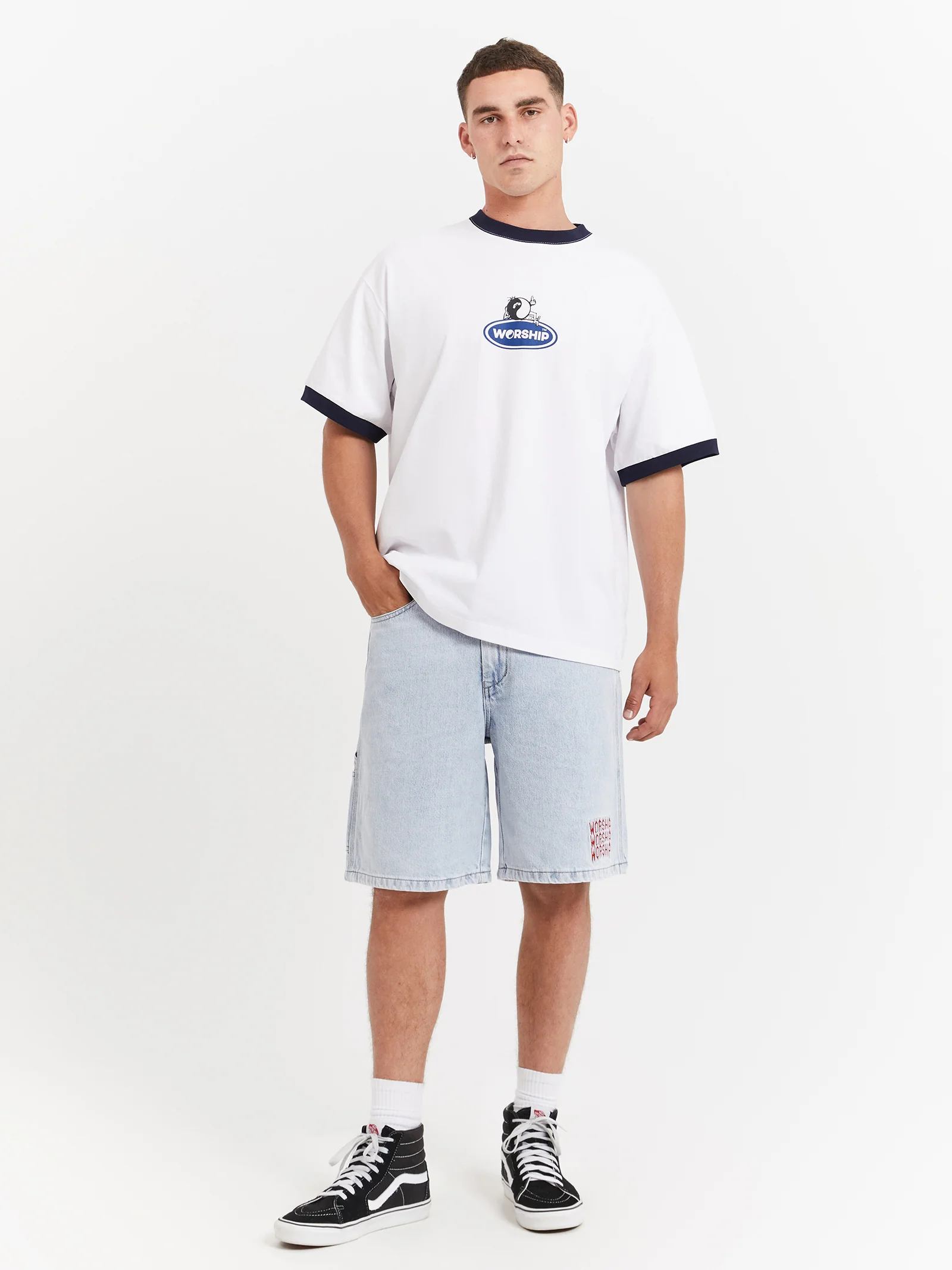 Tommy Two Box Fit Oversized Ringer T-Shirt - Image 2