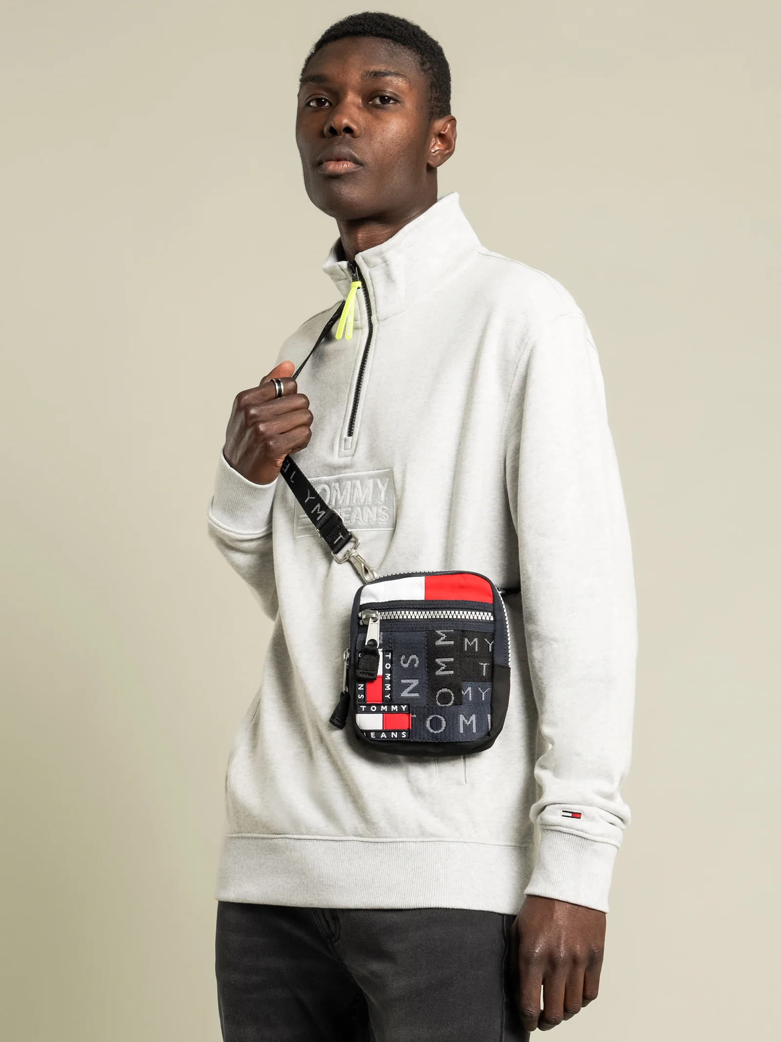 Tonal Corp Logo Zip Mock Neck Jumper - Image 3