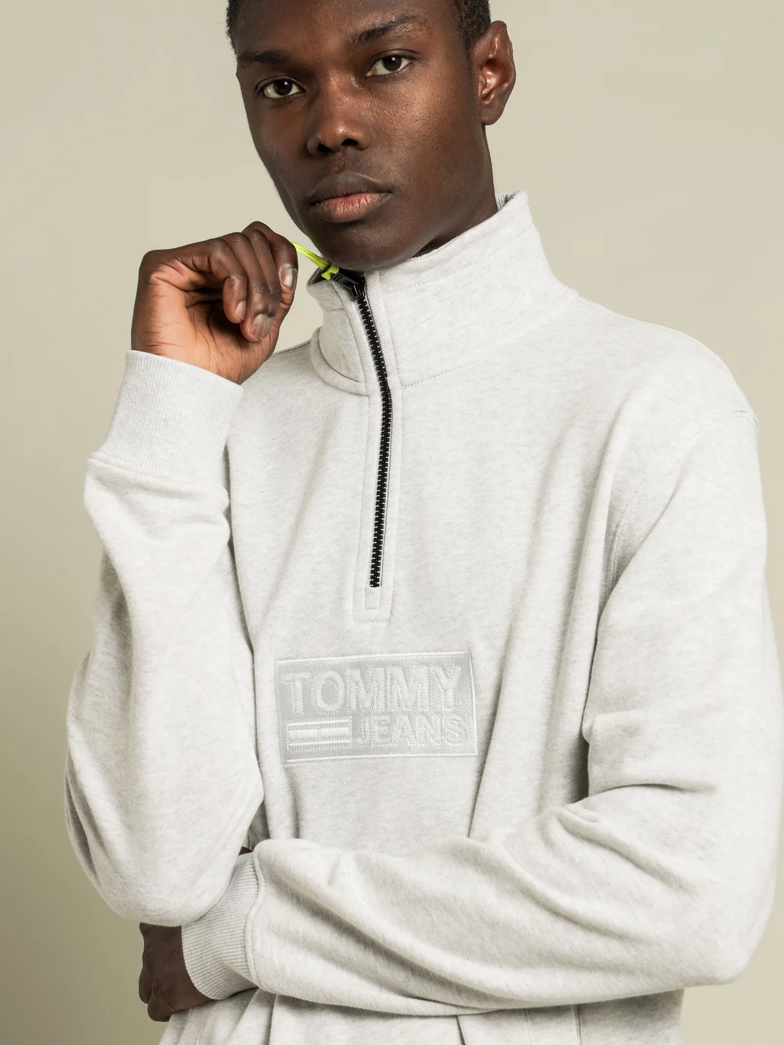 Tonal Corp Logo Zip Mock Neck Jumper - Image 4
