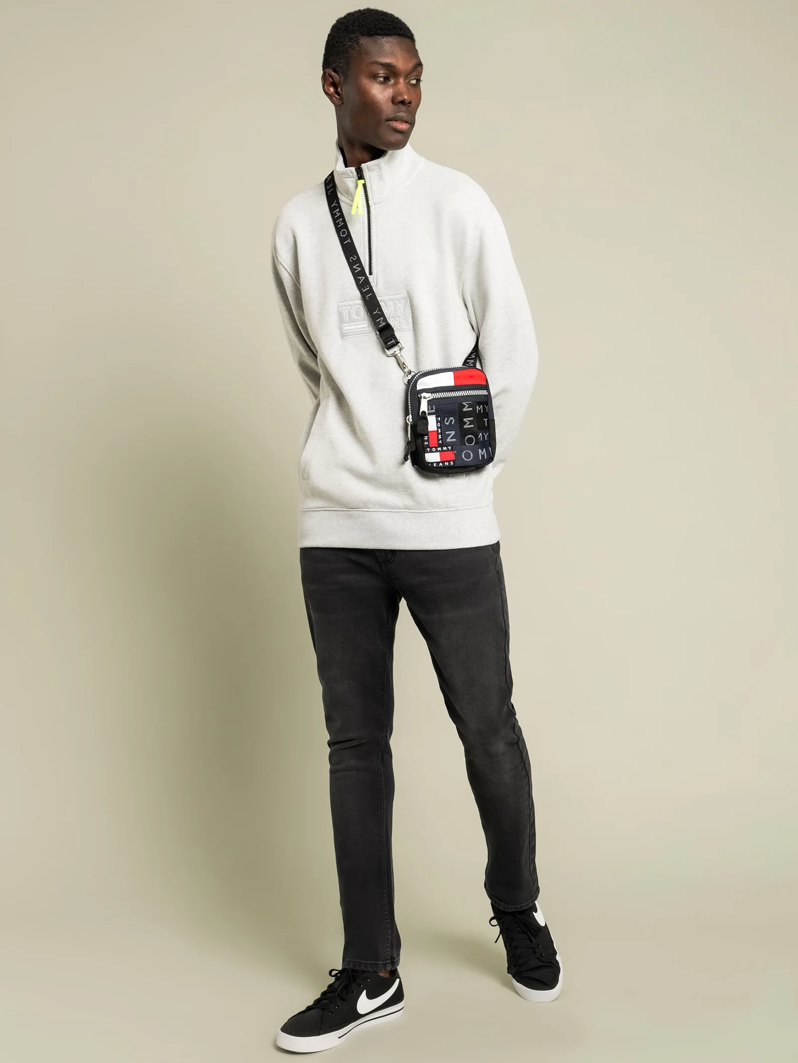 Tonal Corp Logo Zip Mock Neck Jumper - Image 5