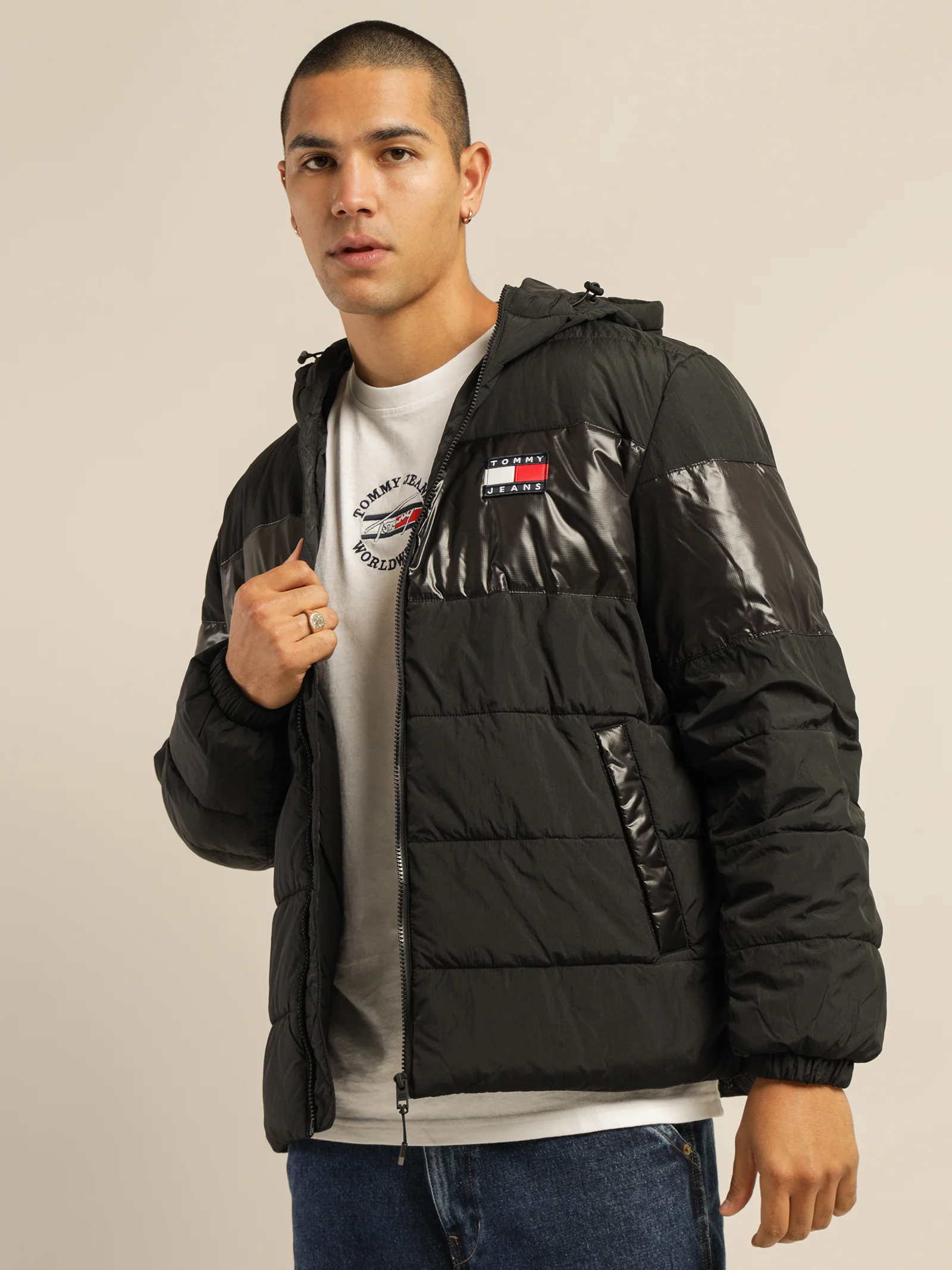 Tonal Light Puffer Jacket