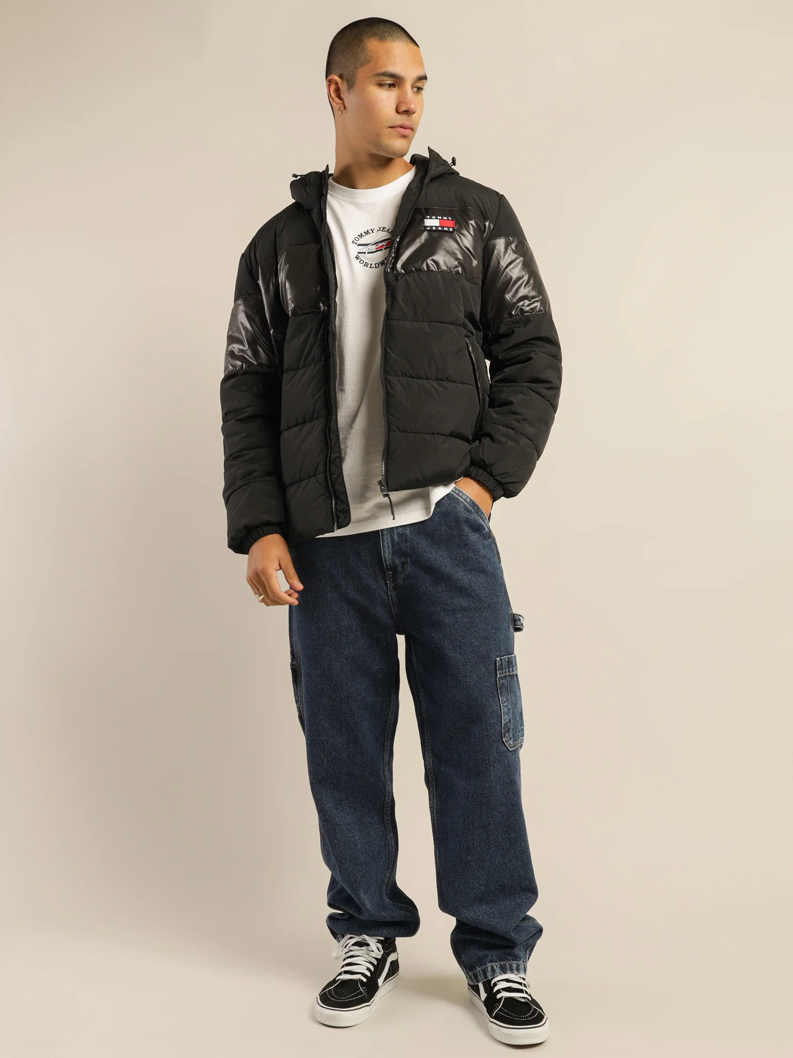 Tonal Light Puffer Jacket - Image 4