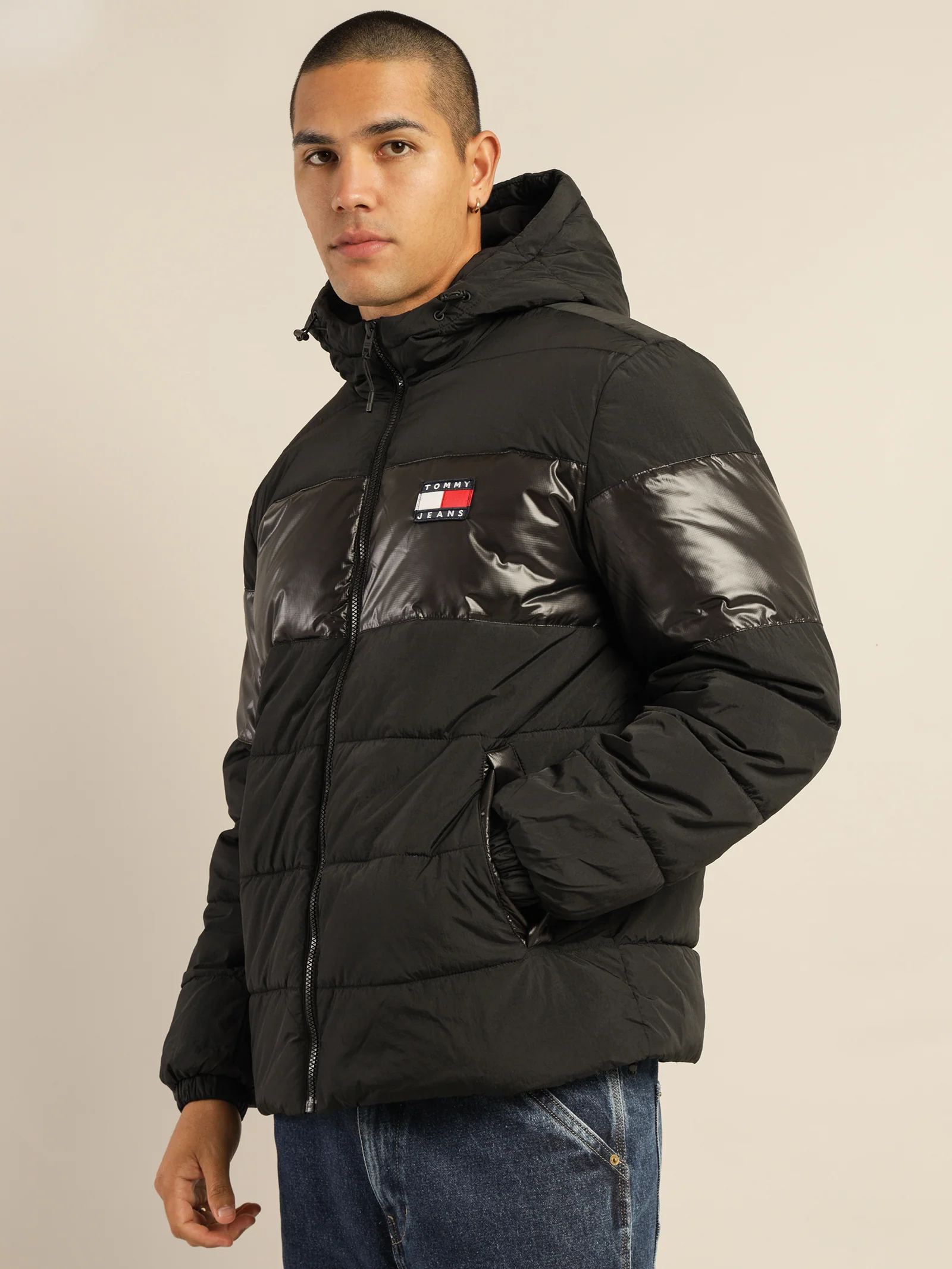 Tonal Light Puffer Jacket - Image 5
