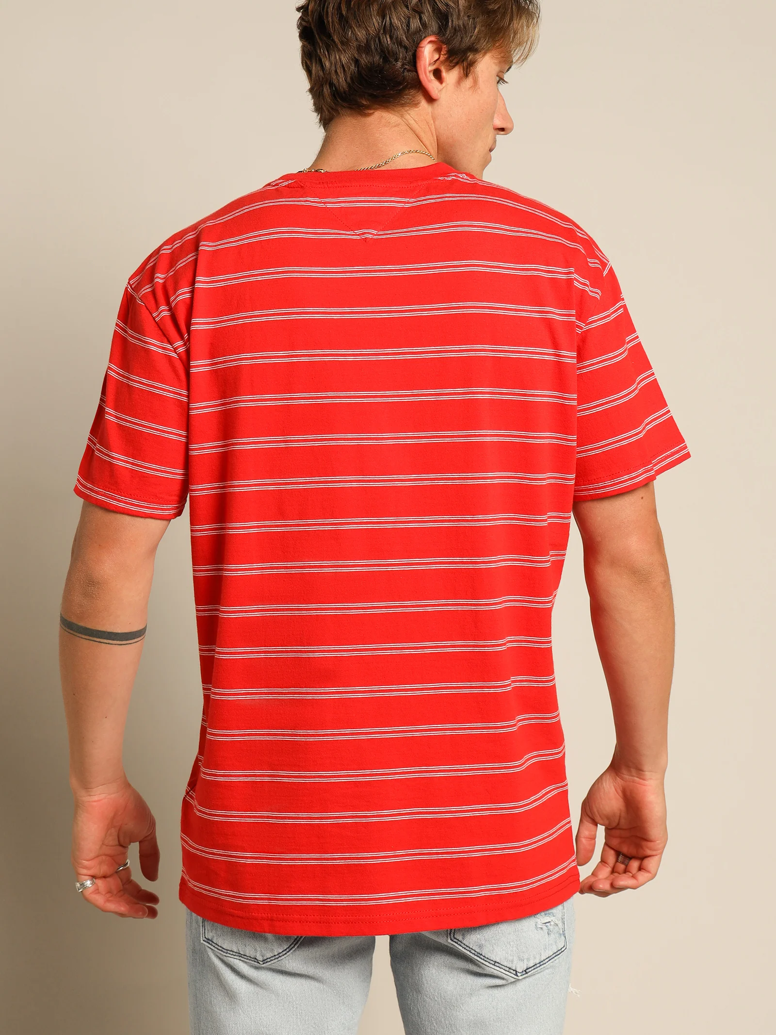 Tonal Logo Stripe T-Shirt - Image 6