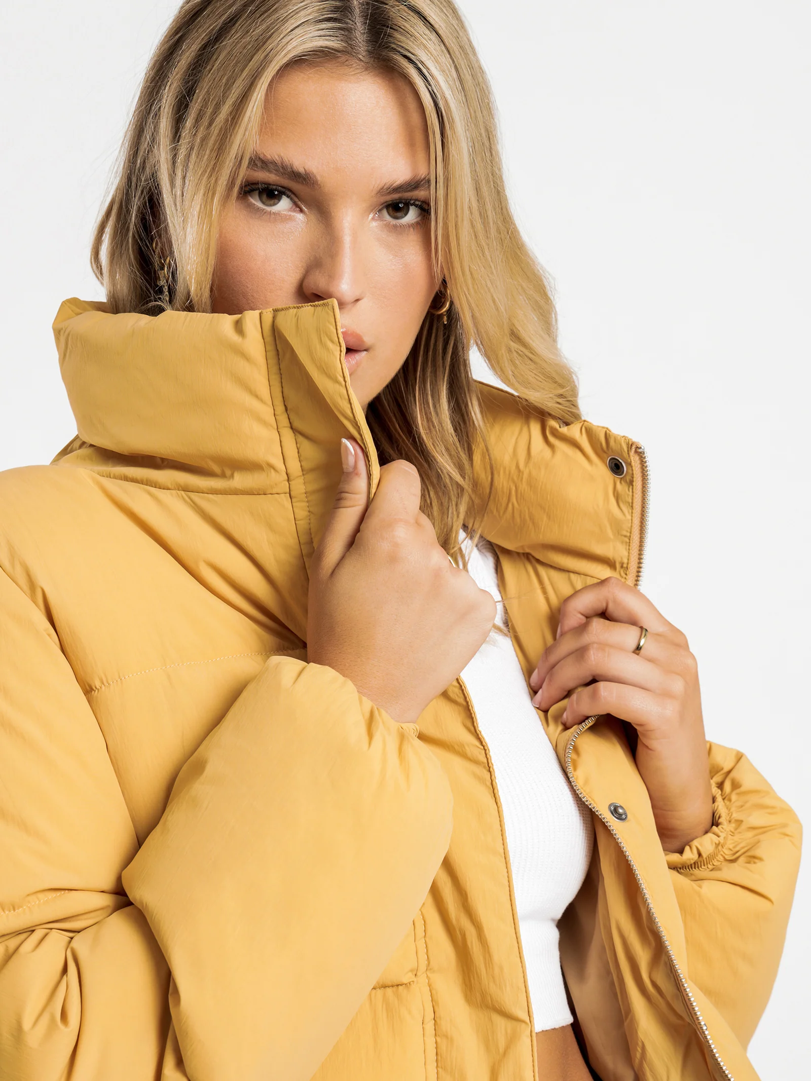 Topher Cropped Puffer Jacket - Image 5