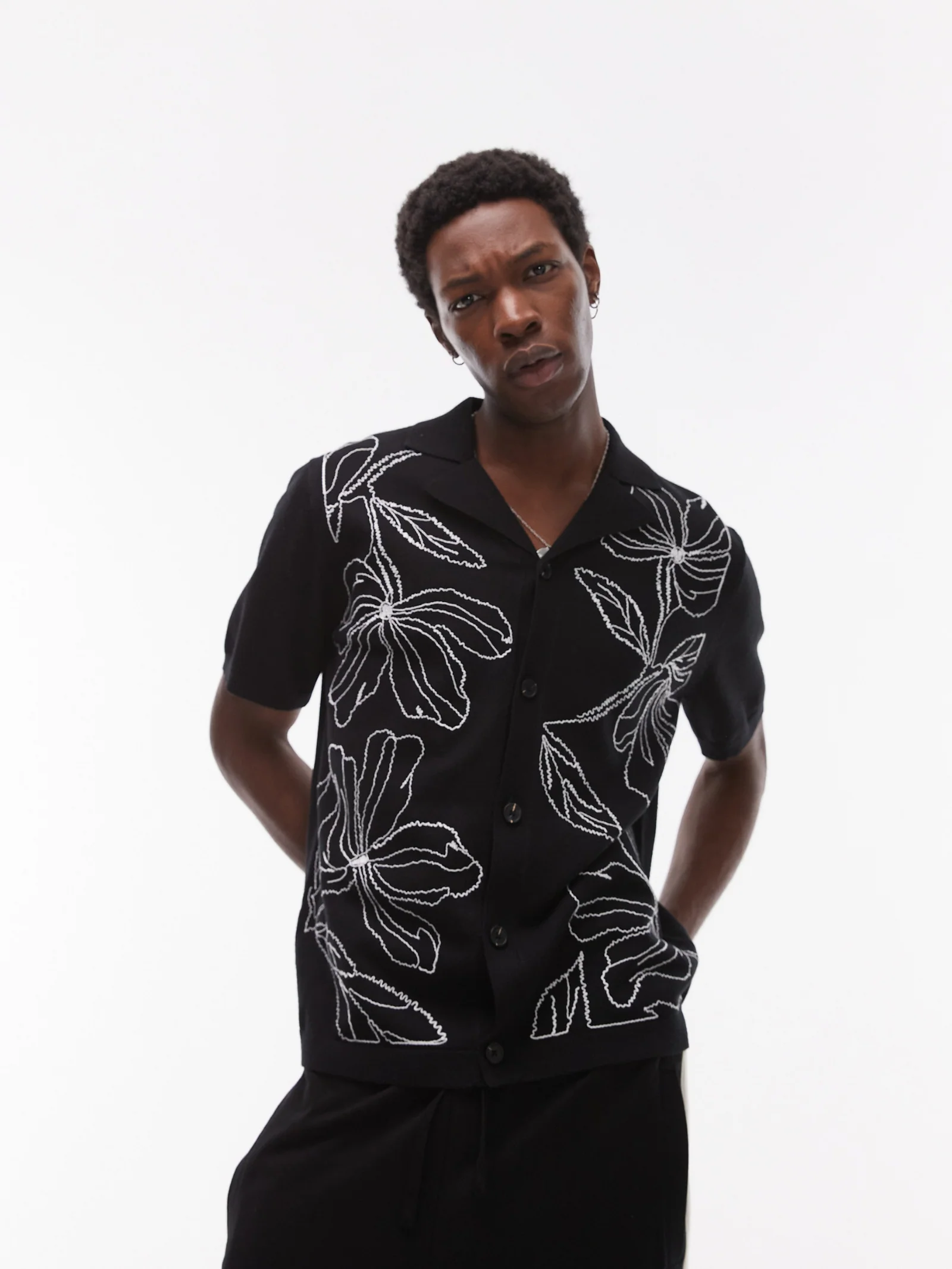 Embroidered Knitted Shirt - Image 2