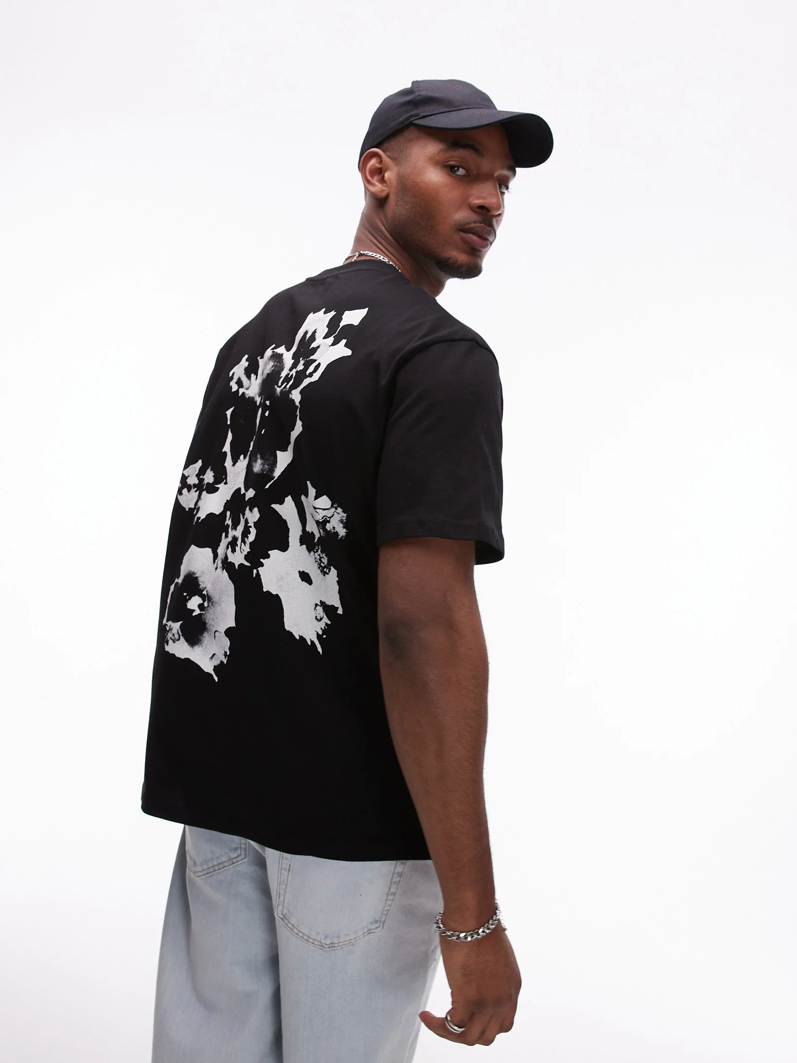 Floral Print Oversized T-Shirt - Image 2