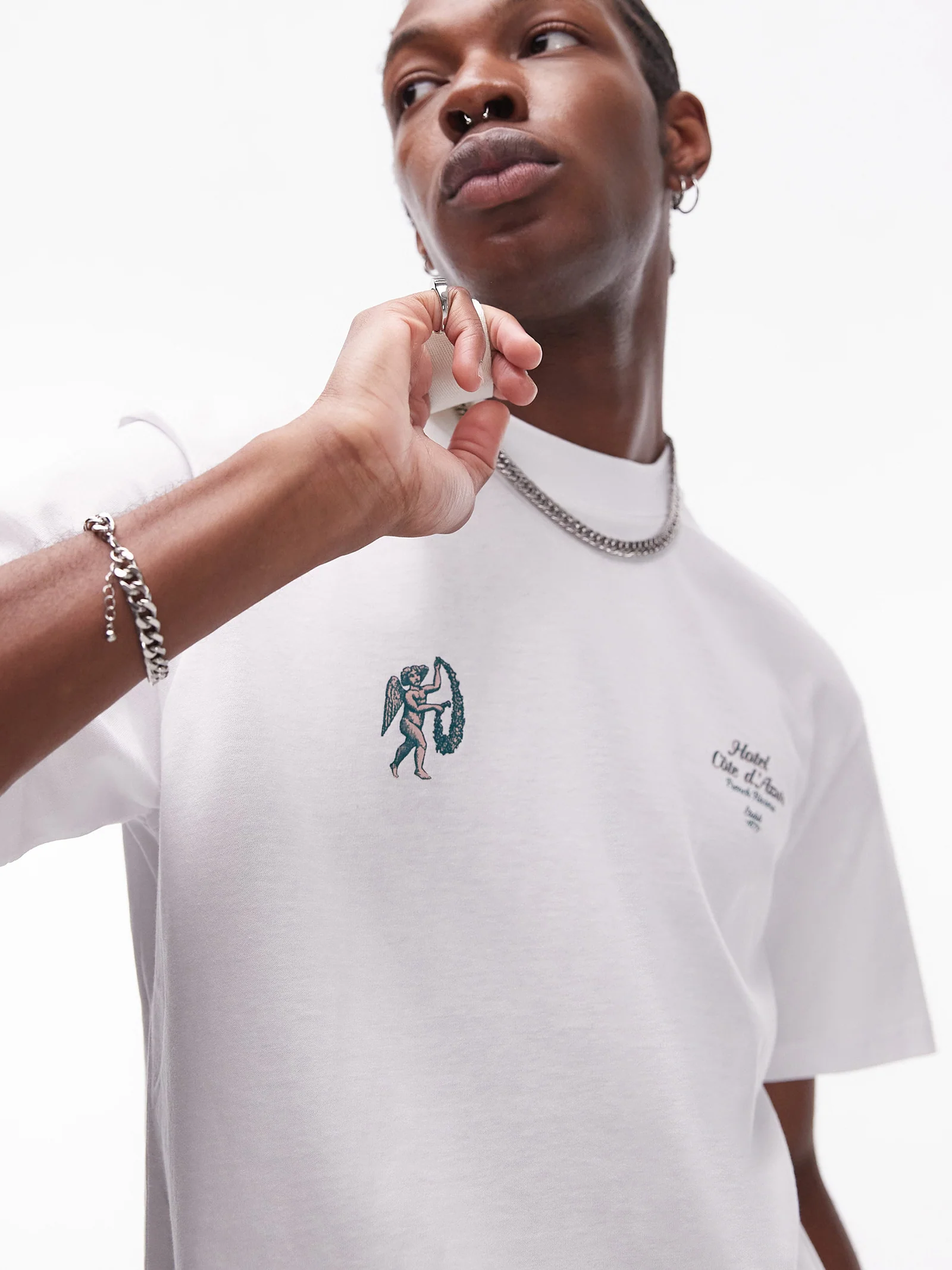 Hotel Cote D'Azur Oversized T-Shirt - Image 4